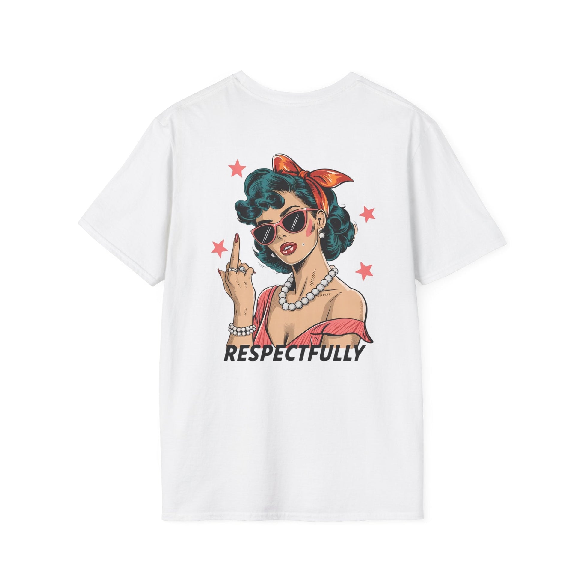 Retro Graphic Tees - Respectfully Statement Shirt - Shirt Happens Graphics