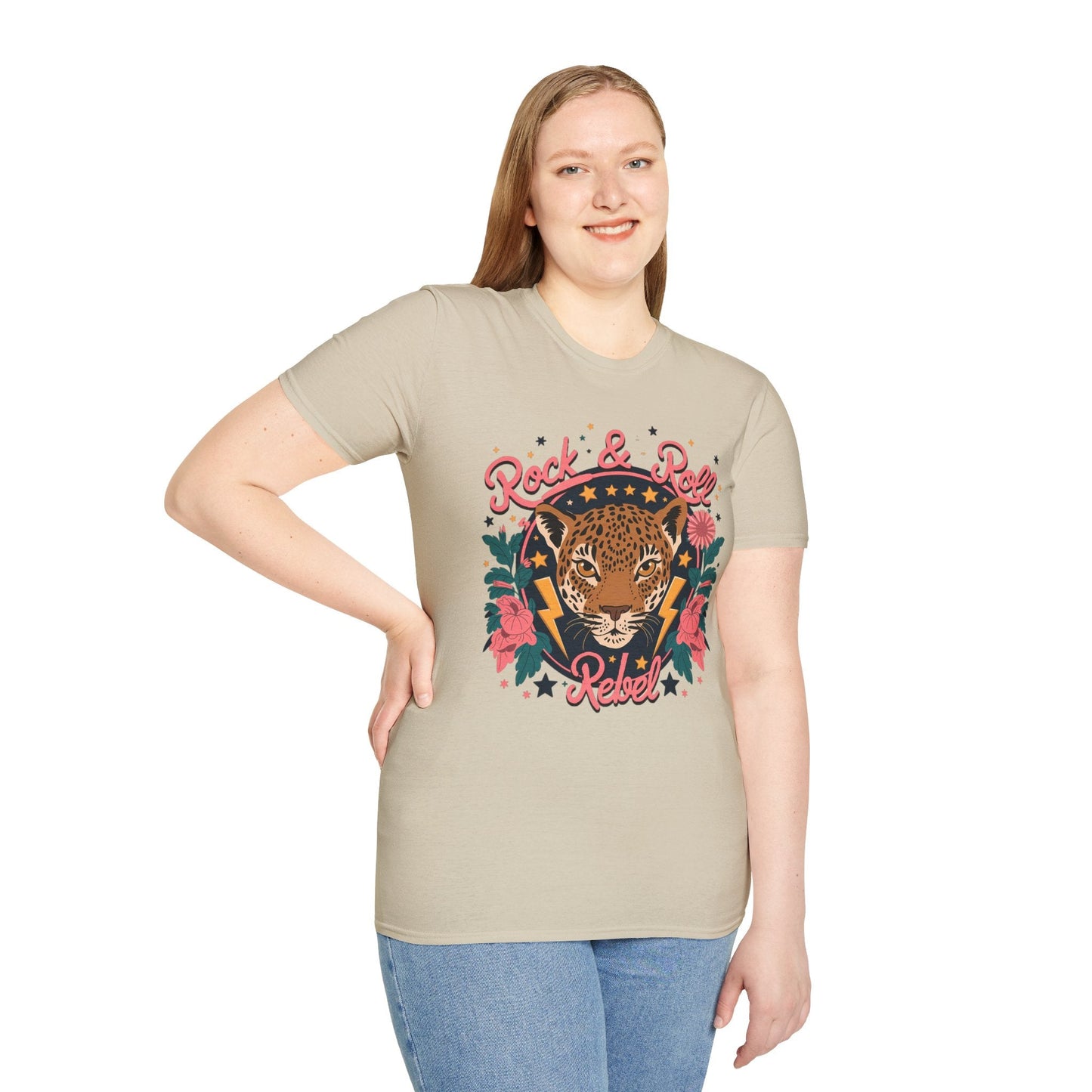 Rock & Roll Rebel - Bold Graphic Tee - Shirt Happens Graphics