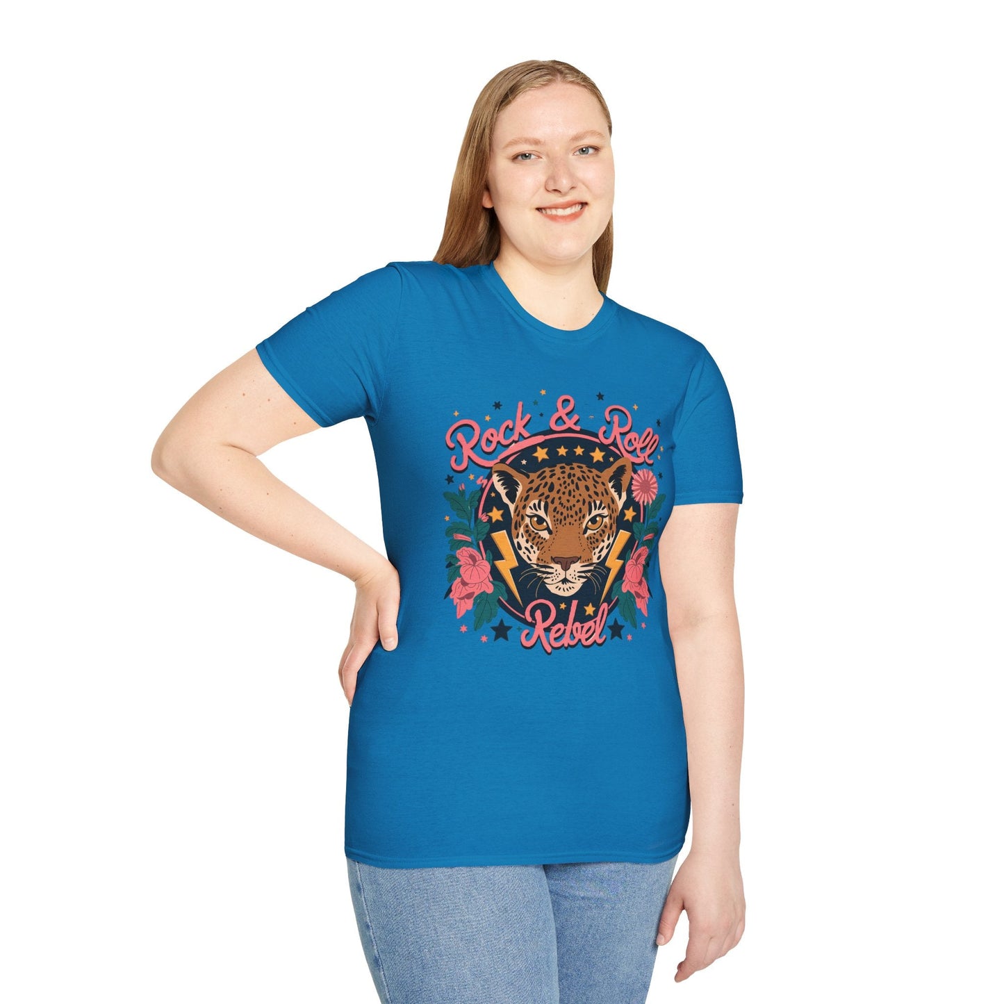 Rock & Roll Rebel - Bold Graphic Tee - Shirt Happens Graphics