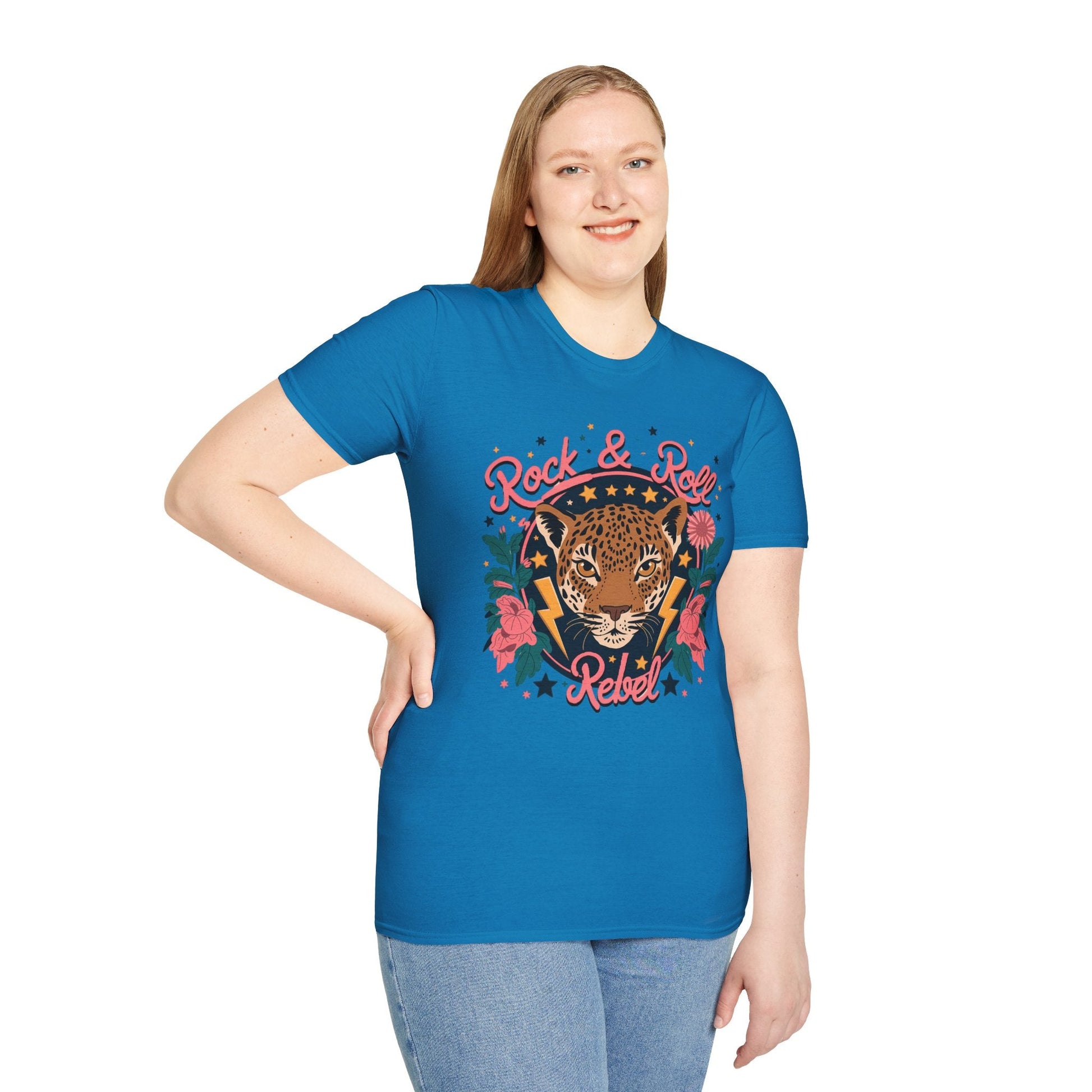 Rock & Roll Rebel - Bold Graphic Tee - Shirt Happens Graphics