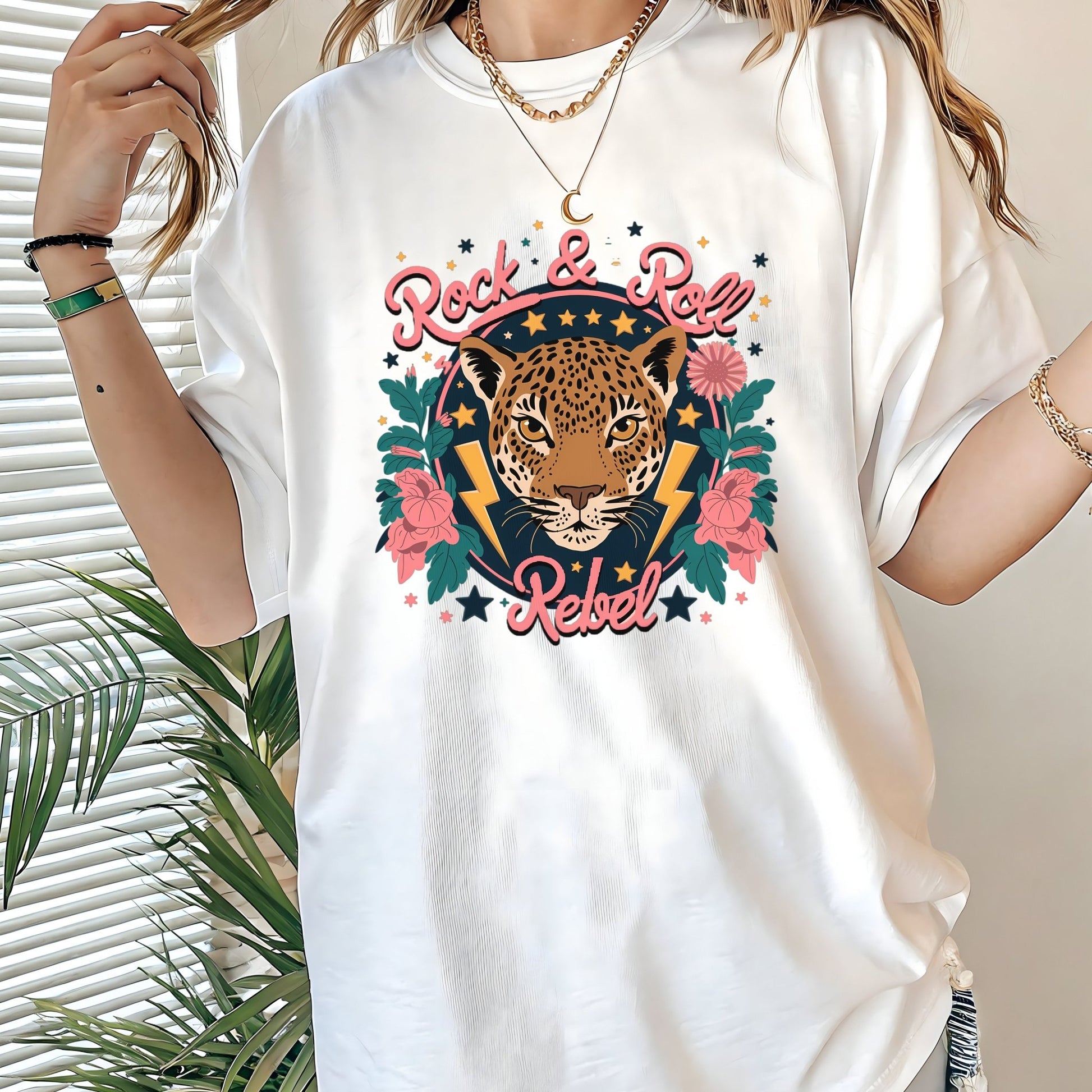 Rock & Roll Rebel - Bold Graphic Tee - Shirt Happens Graphics