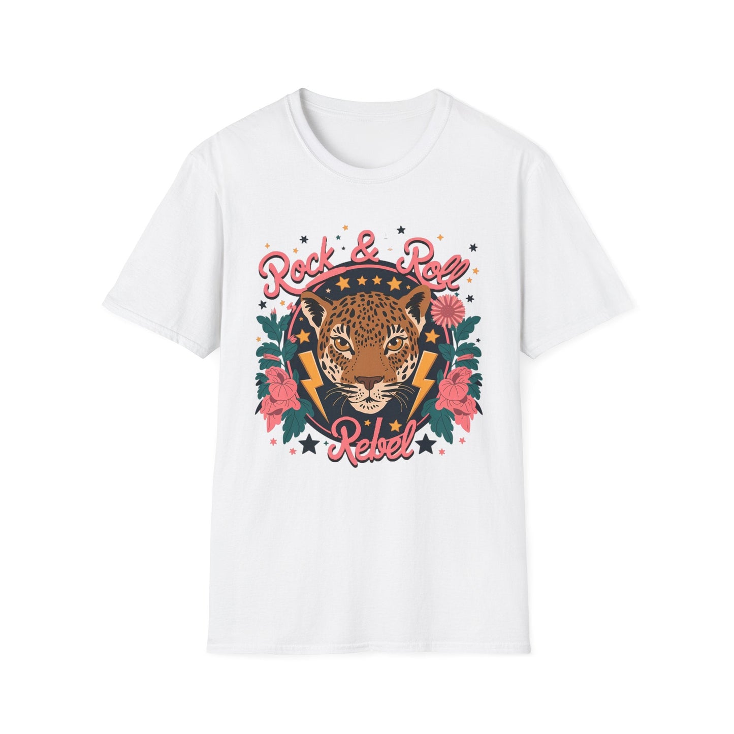 Rock & Roll Rebel - Bold Graphic Tee - Shirt Happens Graphics