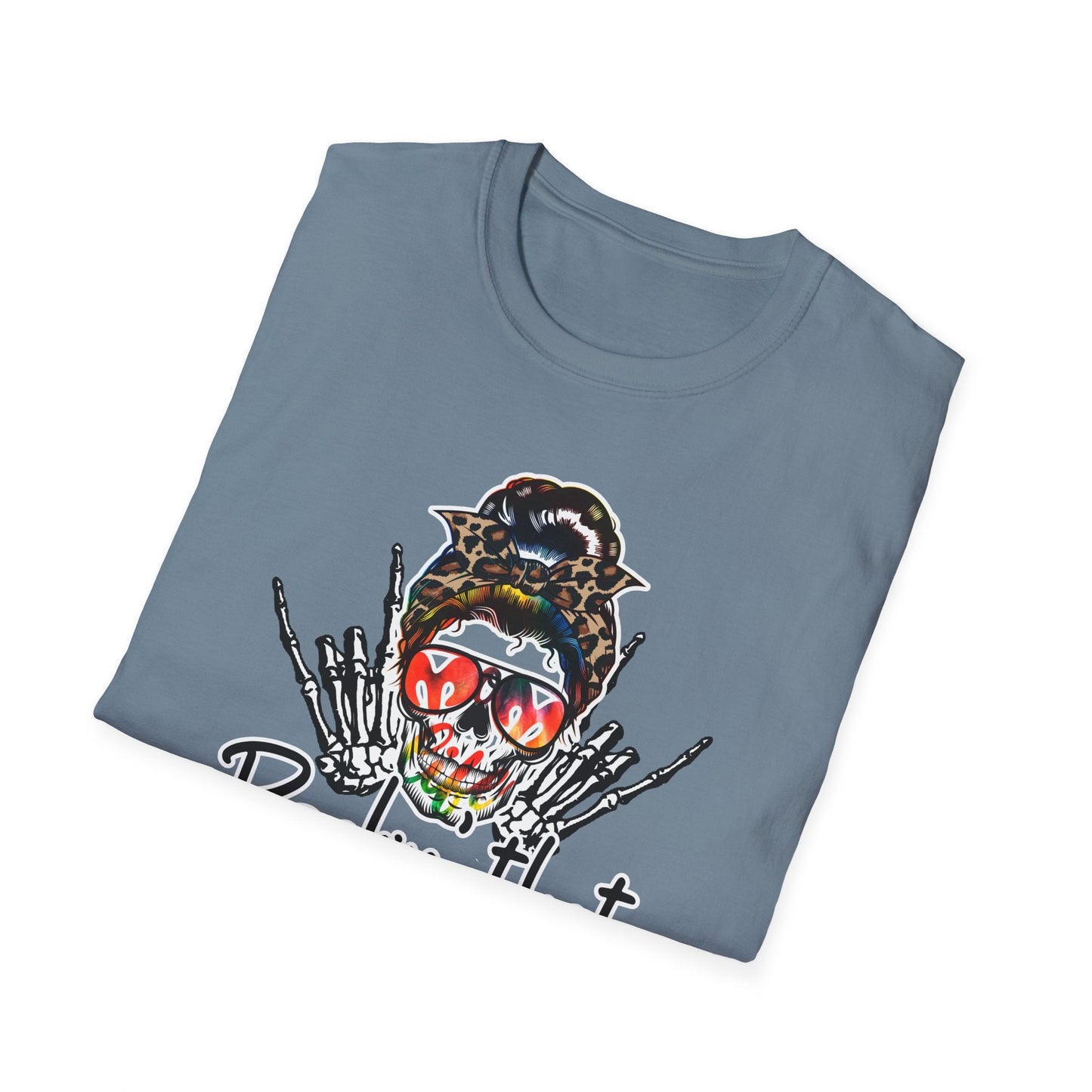 Rockin' That Mom Life Unisex T-Shirt, Gift for Moms, Fun Casual Wear, Mother's Day Top, Cool Graphic Tee - Shirt Happens Graphics