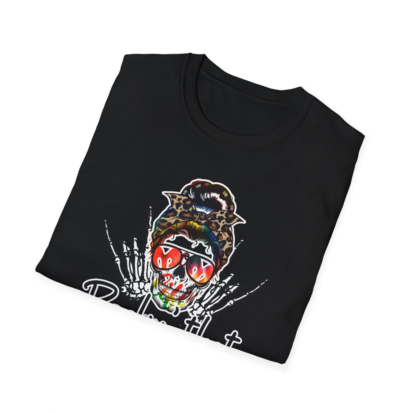 Rockin' That Mom Life Unisex T-Shirt, Gift for Moms, Fun Casual Wear, Mother's Day Top, Cool Graphic Tee - Shirt Happens Graphics