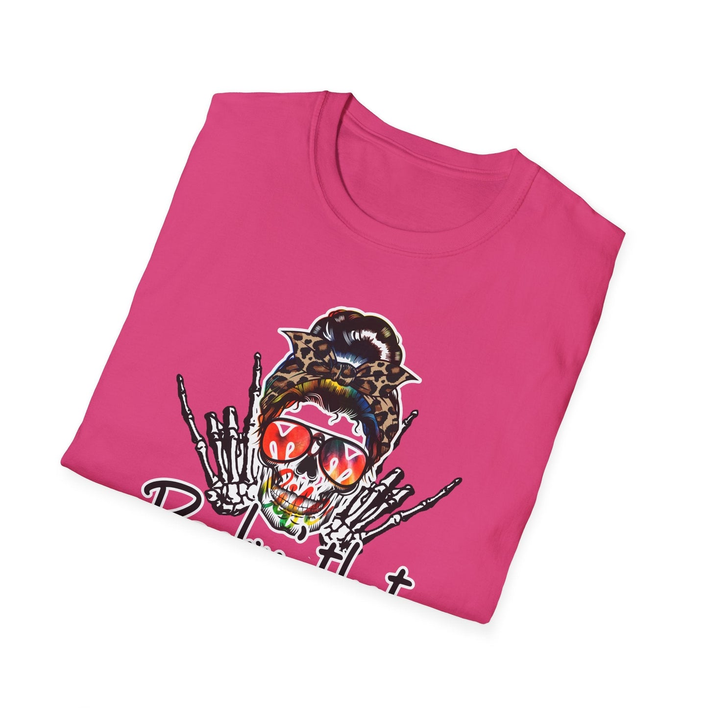 Rockin' That Mom Life Unisex T-Shirt, Gift for Moms, Fun Casual Wear, Mother's Day Top, Cool Graphic Tee - Shirt Happens Graphics