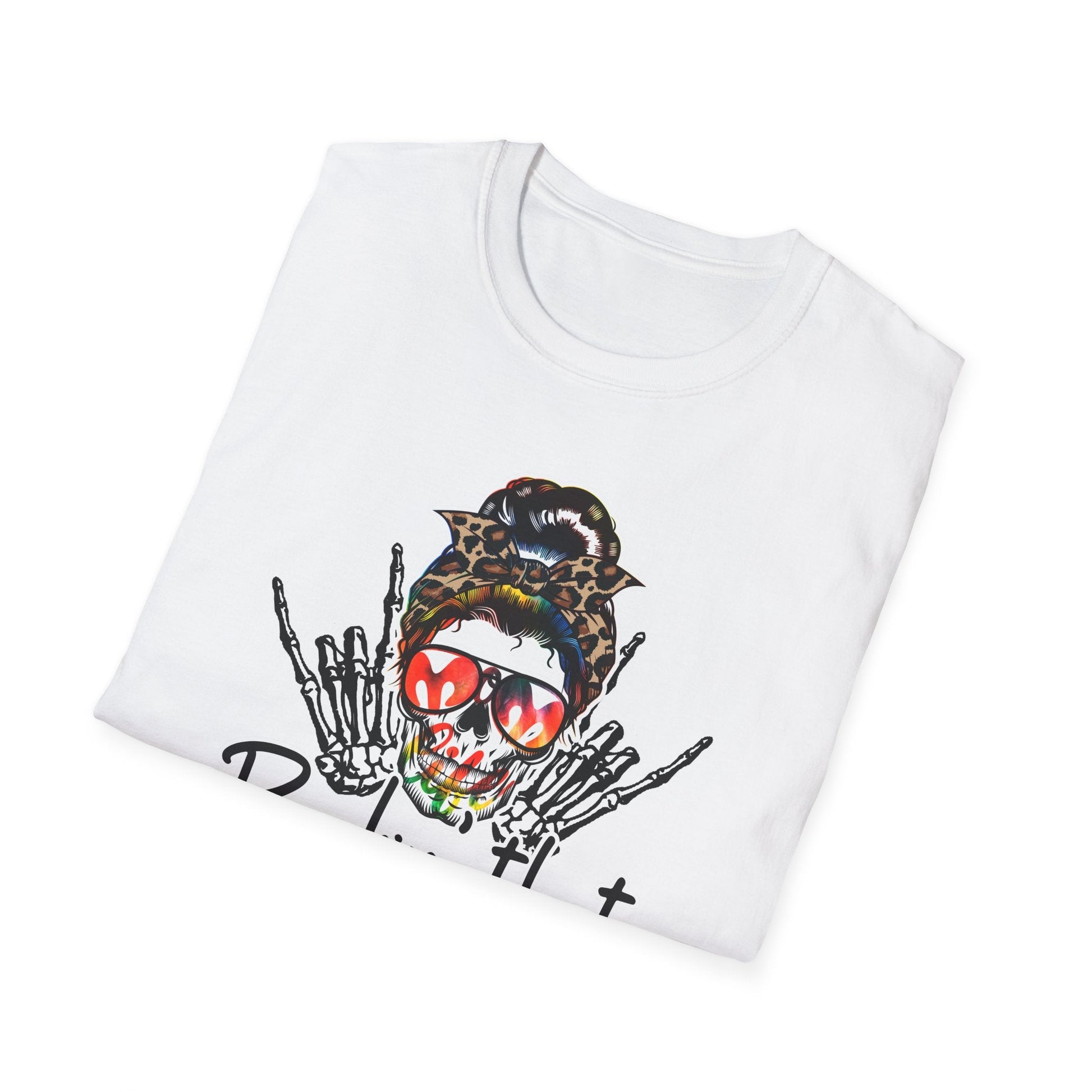 Rockin' That Mom Life Unisex T-Shirt, Gift for Moms, Fun Casual Wear, Mother's Day Top, Cool Graphic Tee - Shirt Happens Graphics