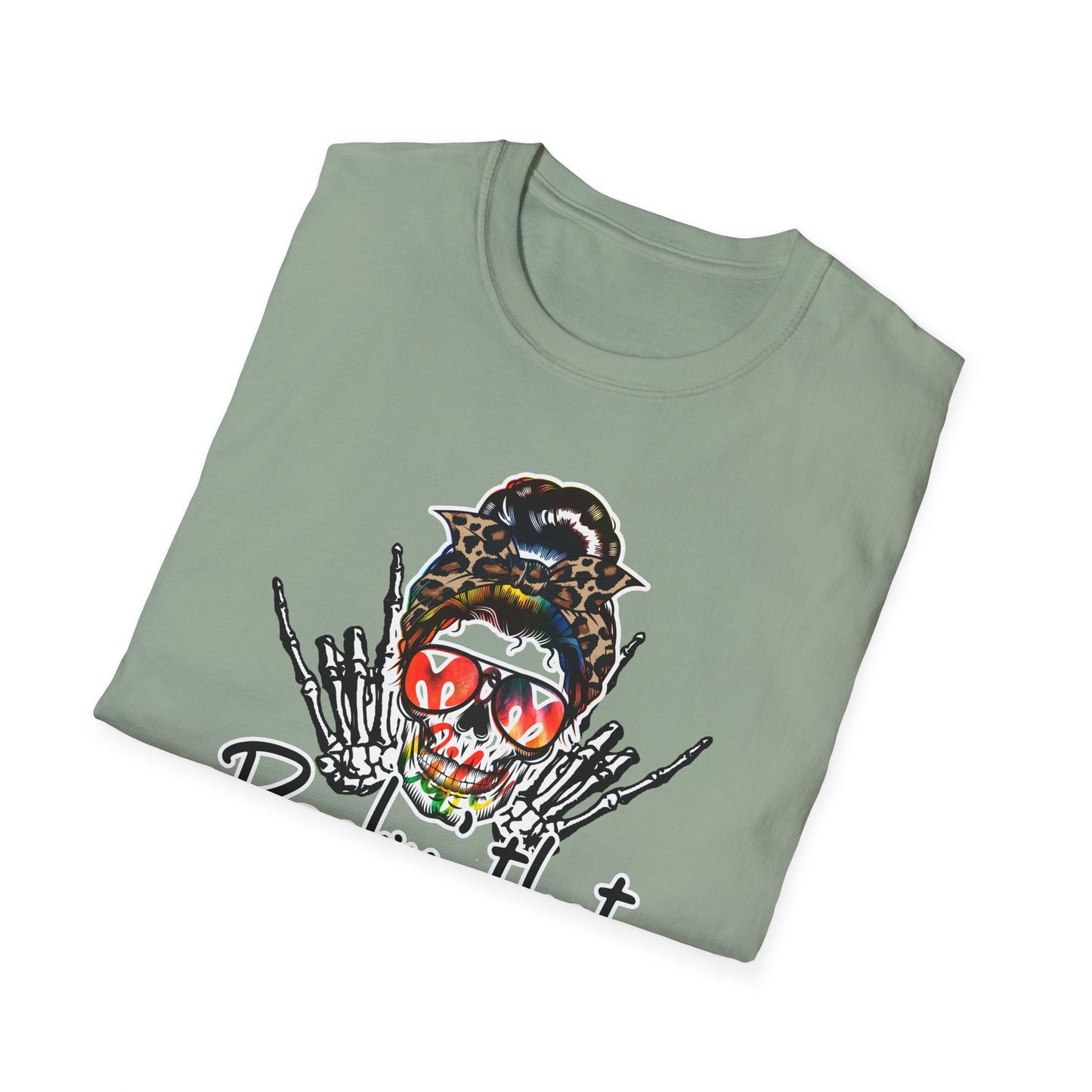 Rockin' That Mom Life Unisex T-Shirt, Gift for Moms, Fun Casual Wear, Mother's Day Top, Cool Graphic Tee - Shirt Happens Graphics