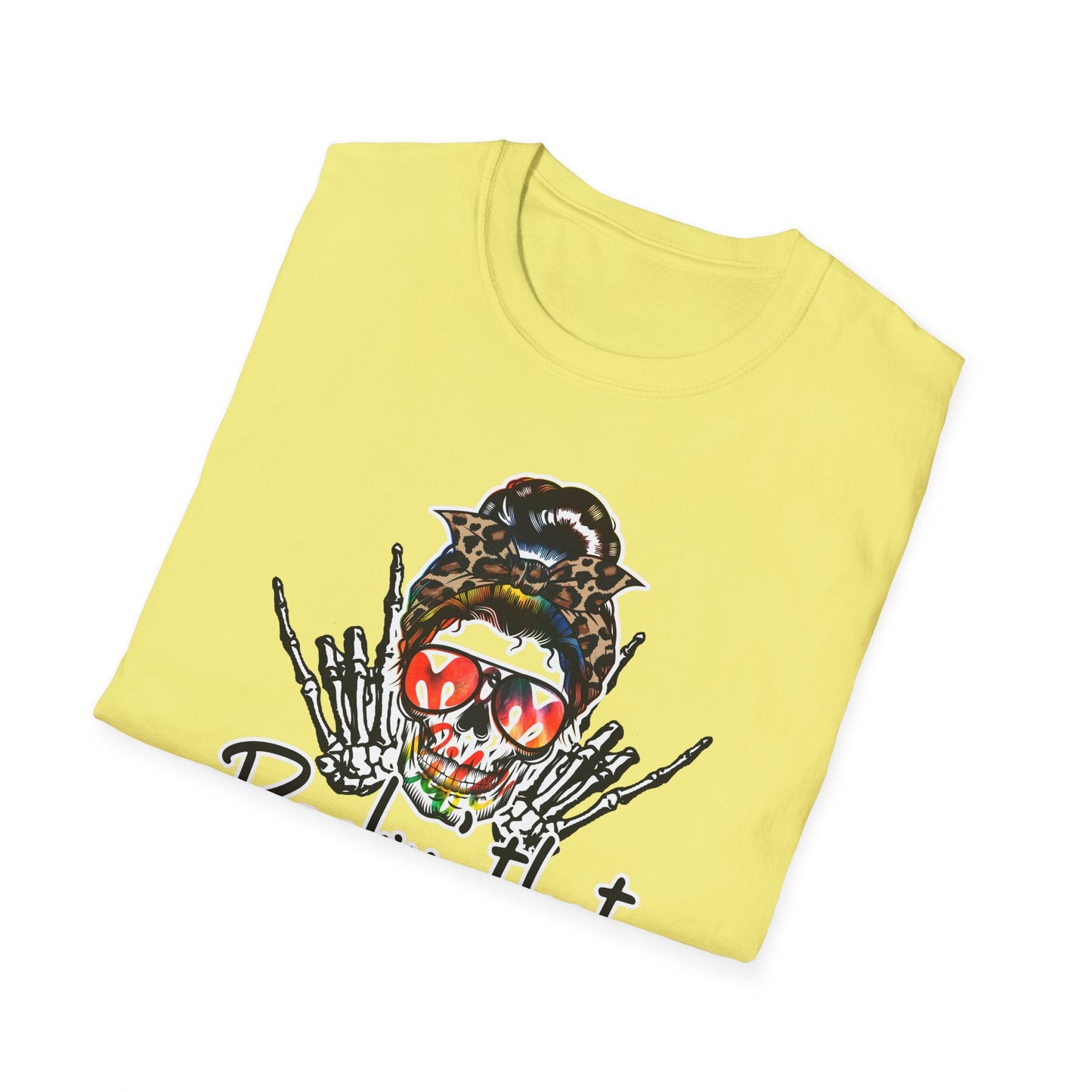 Rockin' That Mom Life Unisex T-Shirt, Gift for Moms, Fun Casual Wear, Mother's Day Top, Cool Graphic Tee - Shirt Happens Graphics