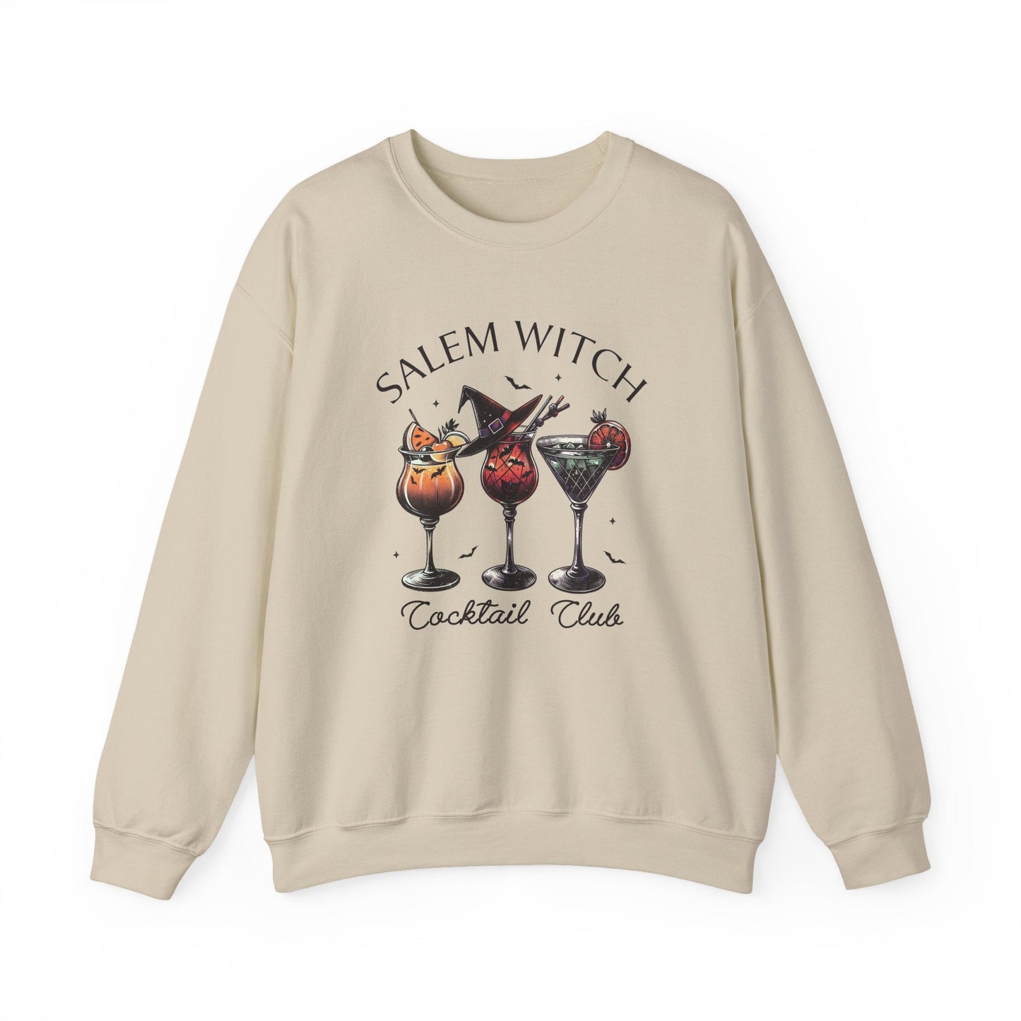 Salem Witch Cocktail Club Sweatshirt - Shirt Happens Graphics