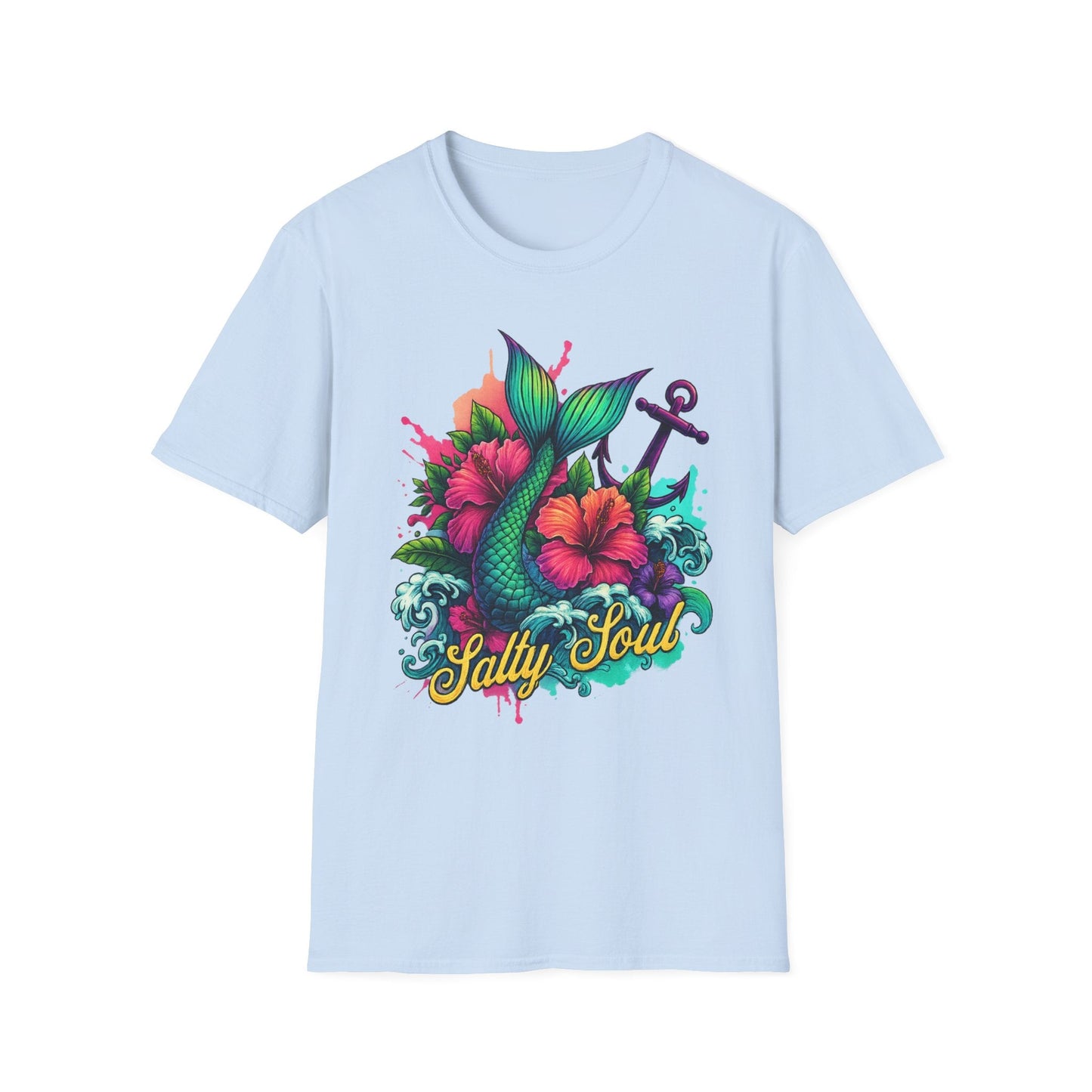 Salty Soul Mermaid T-Shirt - Shirt Happens Graphics