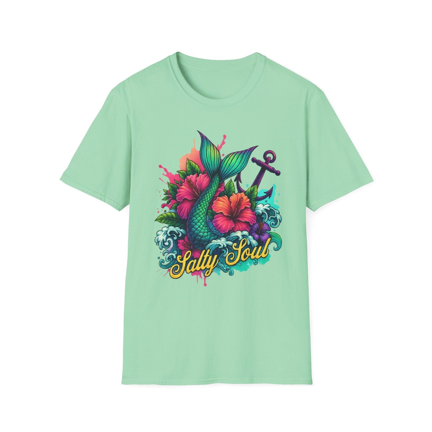 Salty Soul Mermaid T-Shirt - Shirt Happens Graphics