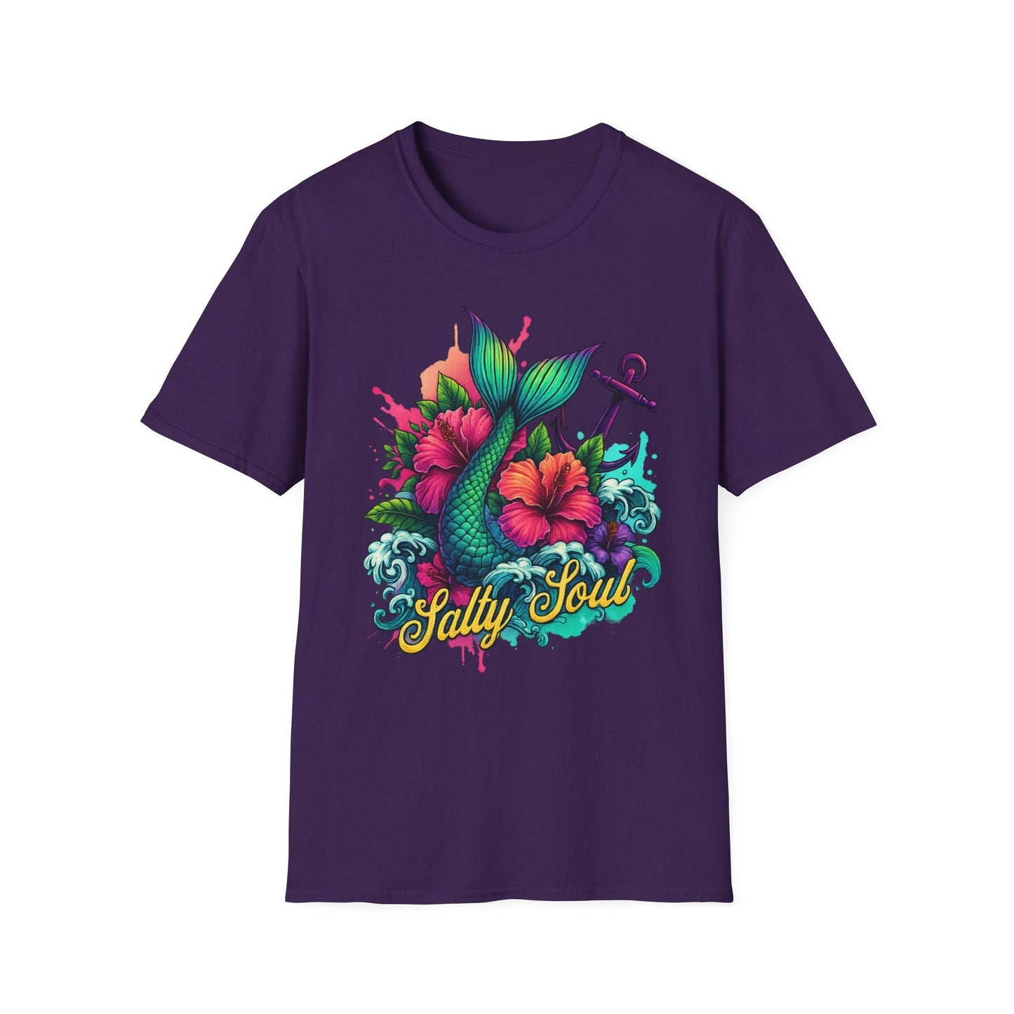 Salty Soul Mermaid T-Shirt - Shirt Happens Graphics