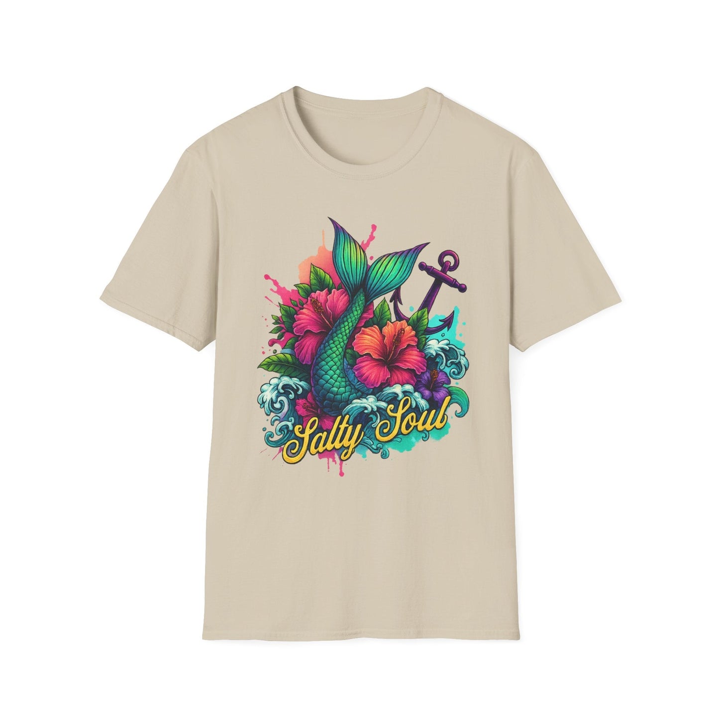 Salty Soul Mermaid T-Shirt - Shirt Happens Graphics