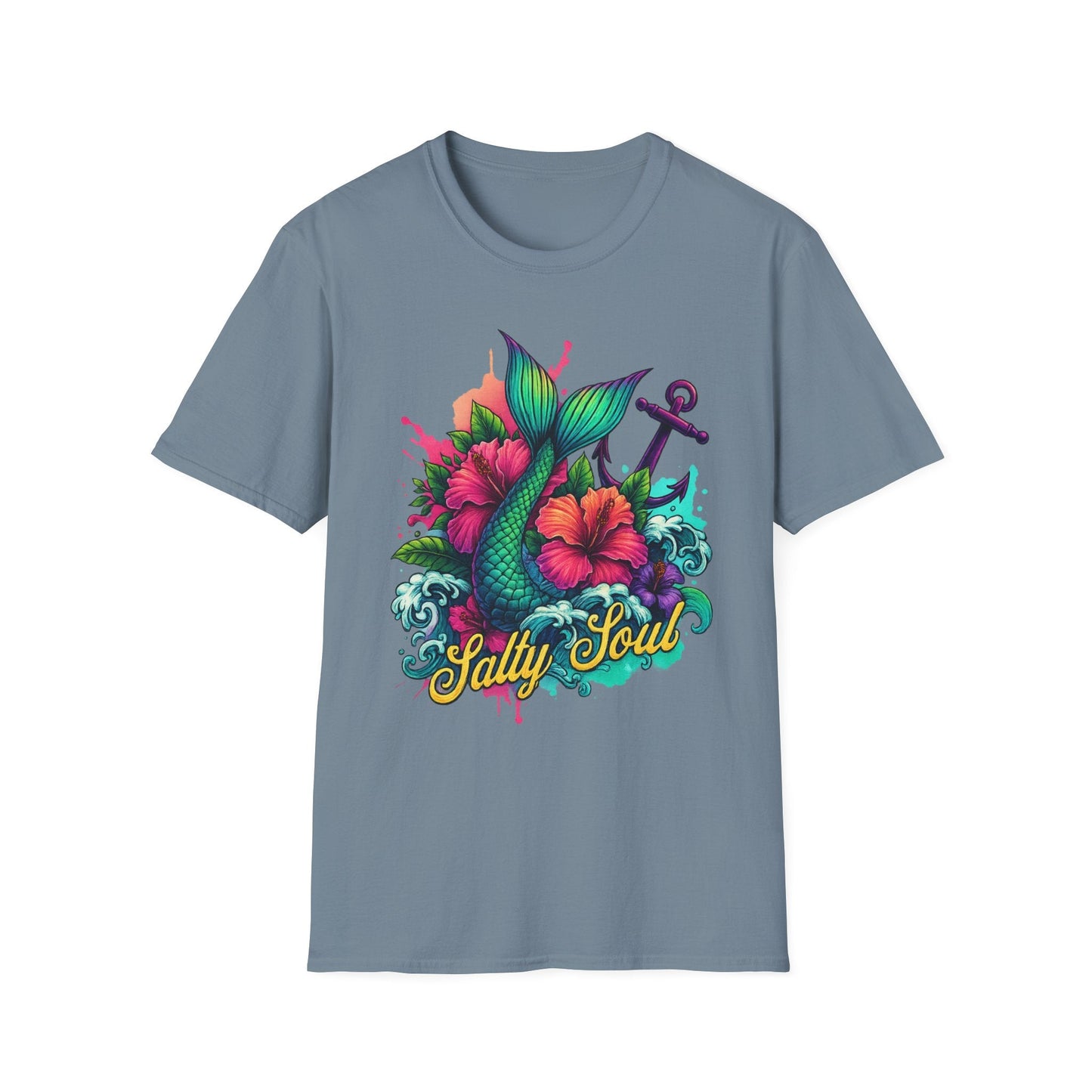 Salty Soul Mermaid T-Shirt - Shirt Happens Graphics