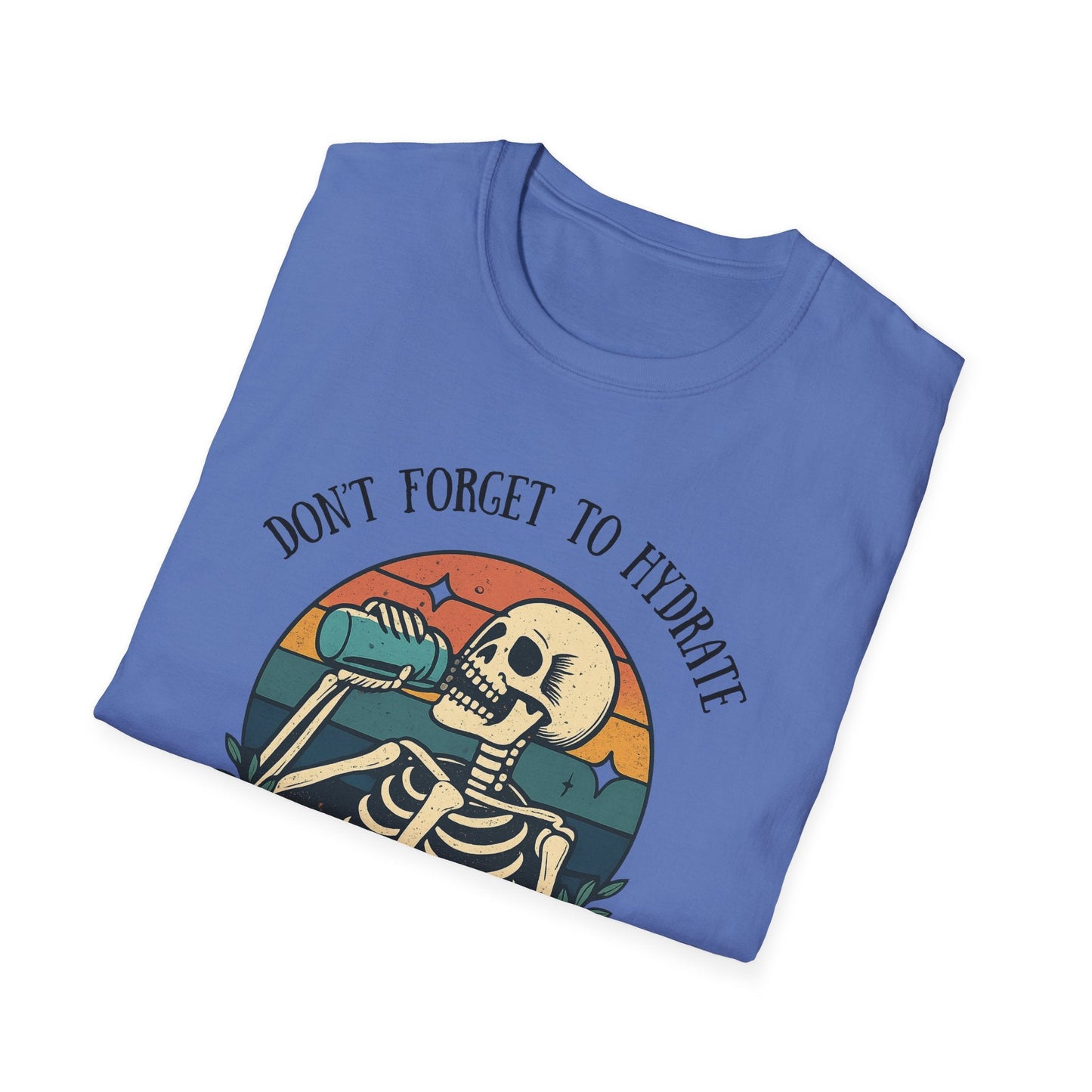 Sarcastic Skeleton Hydration - Graphic Tee - Shirt Happens Graphics