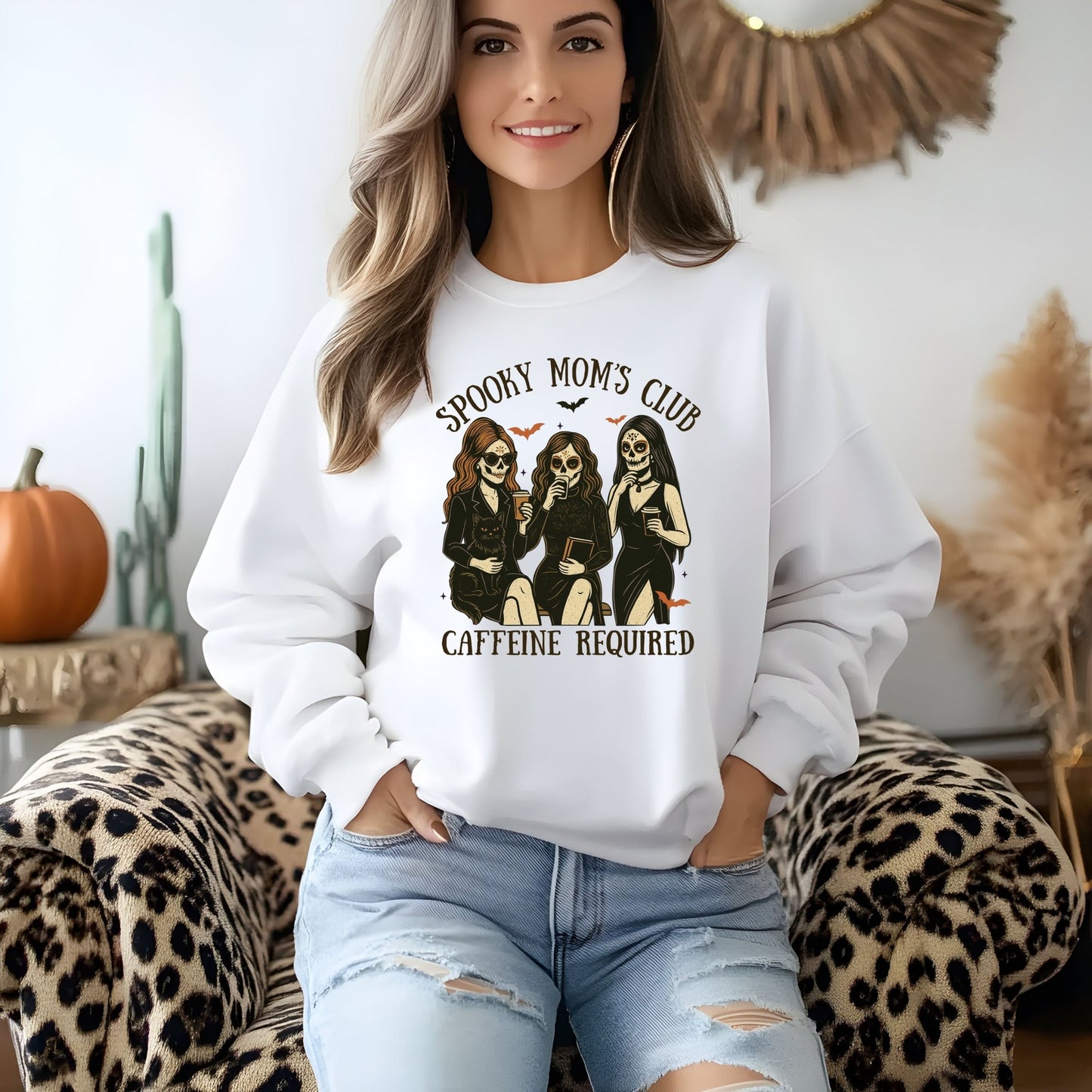 Spooky Mom's Club Sweatshirt - Shirt Happens Graphics