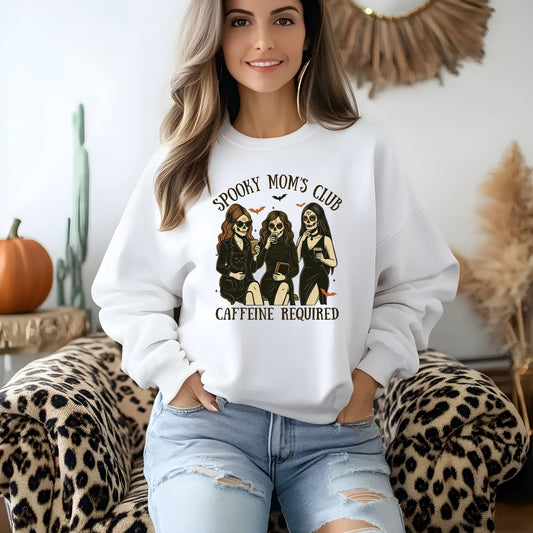 Spooky Mom's Club Sweatshirt - Shirt Happens Graphics