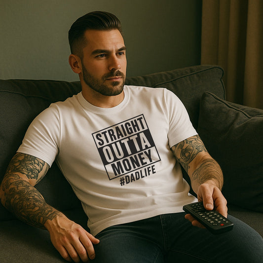 Stylish Dad Quote T-Shirt, Perfect Gift for Fathers, Dad Life, Father's Day, Casual Wear, Funny T-Shirt - Shirt Happens Graphics