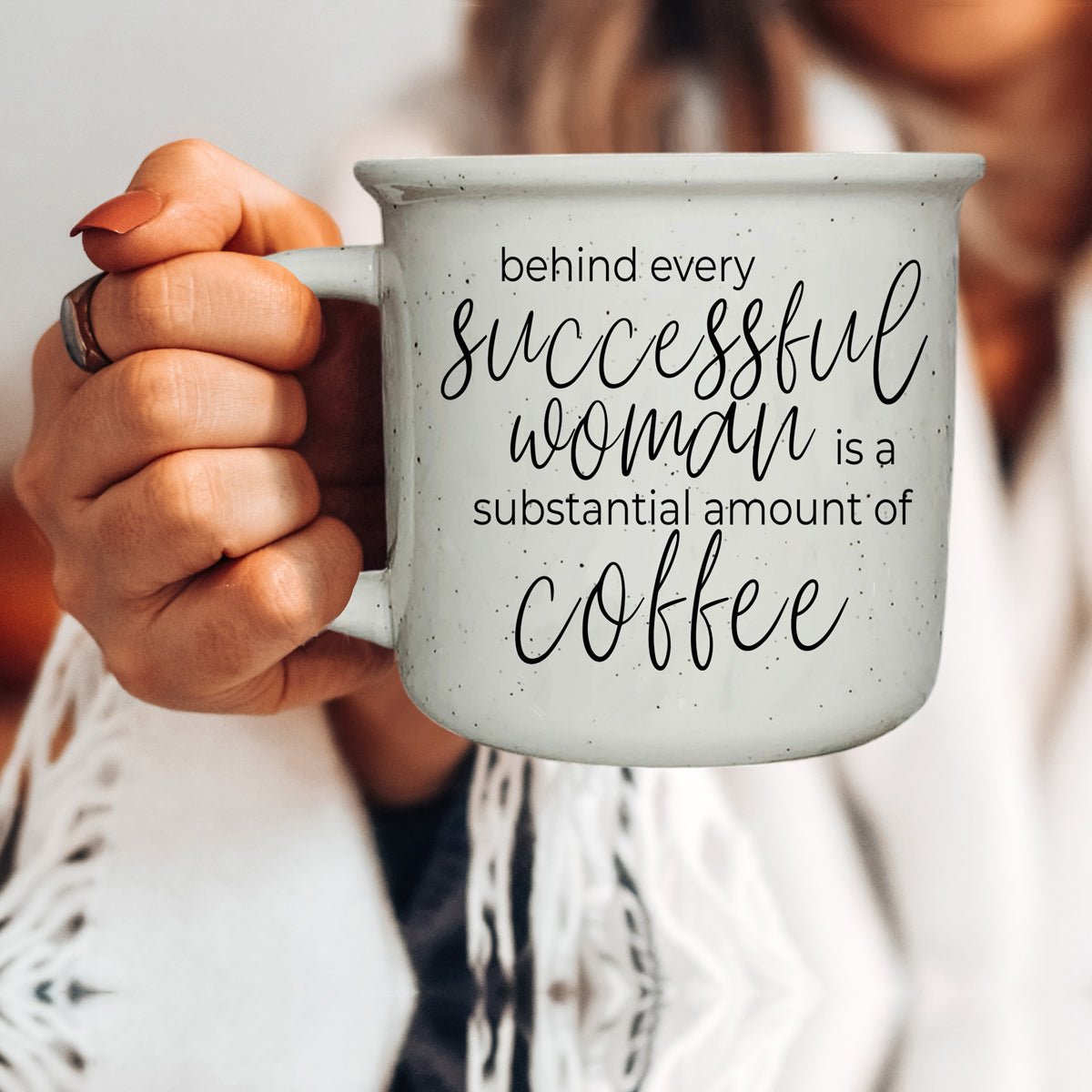 Successful Woman 14.5oz - Shirt Happens Graphics