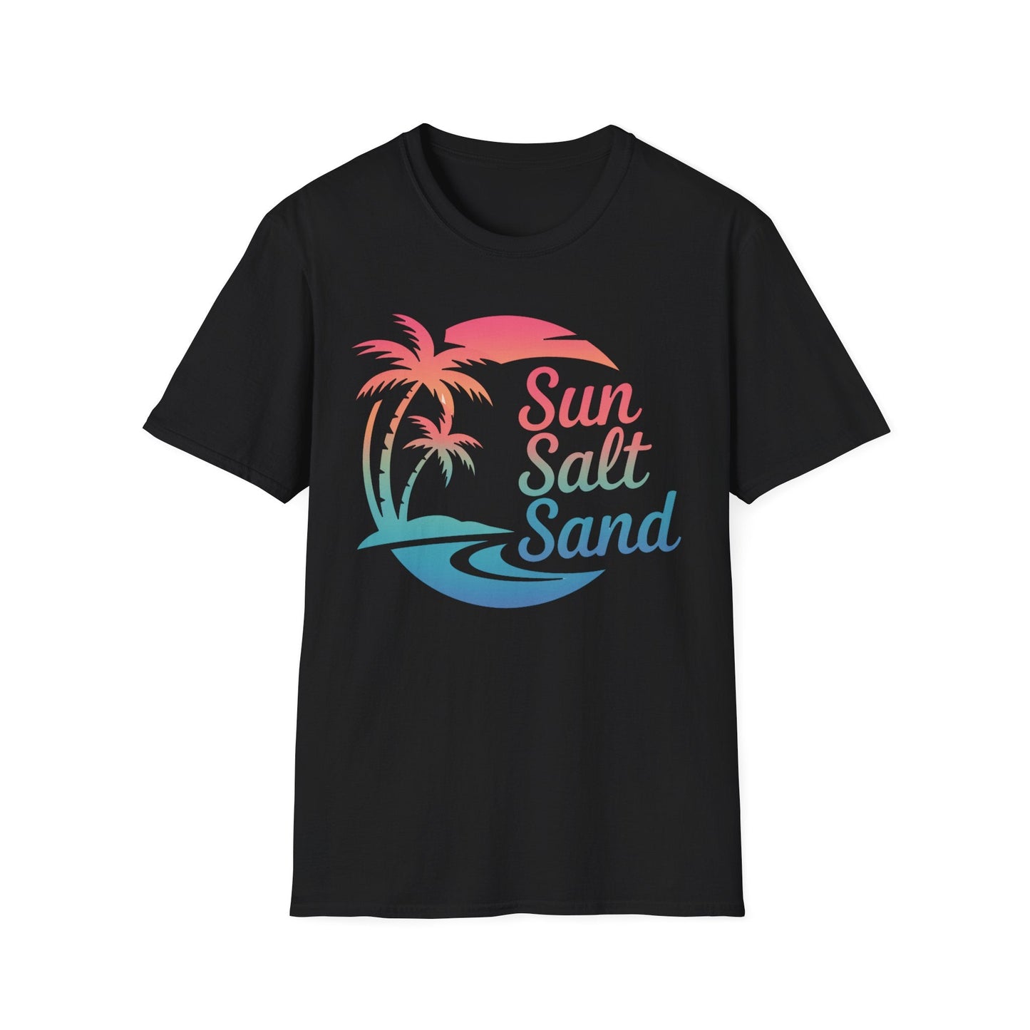 Sun, Salt & Sand - Beach Vibe Graphic Tee - Shirt Happens Graphics