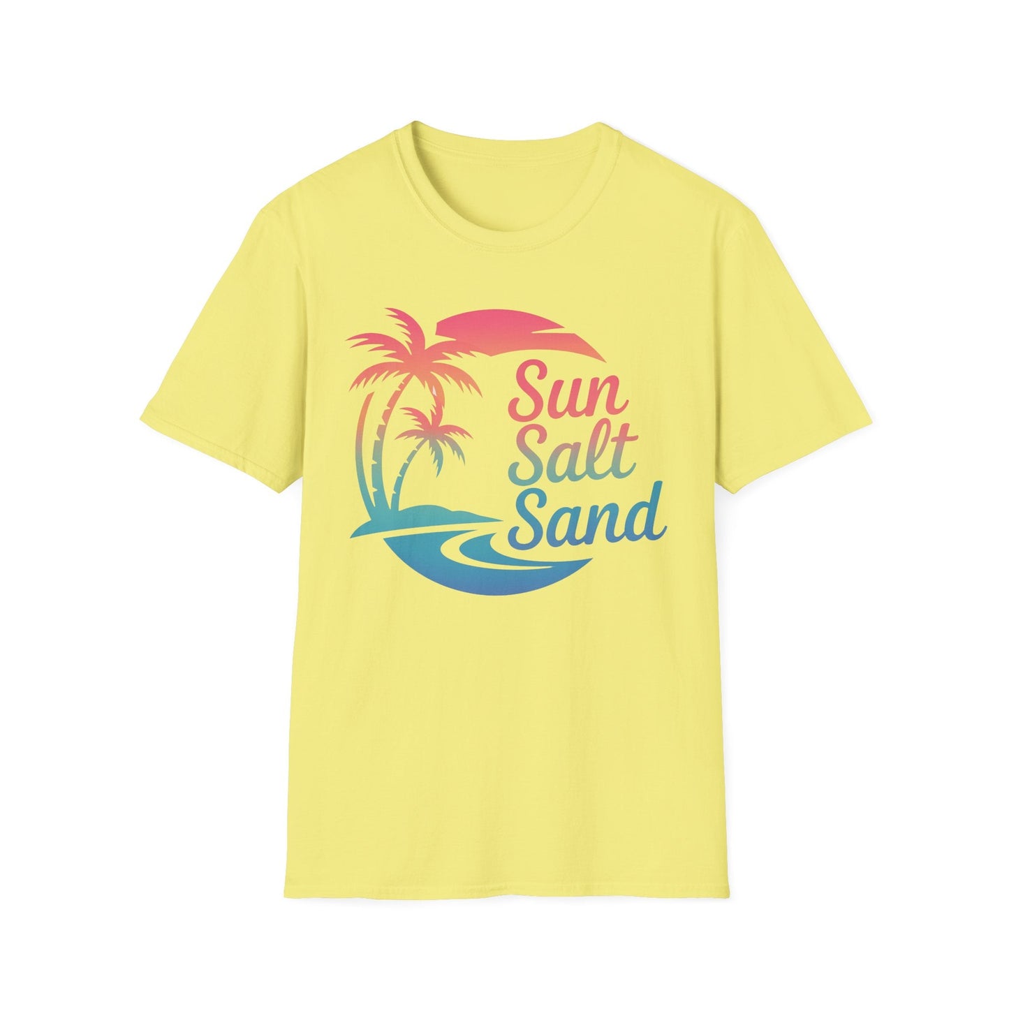 Sun, Salt & Sand - Beach Vibe Graphic Tee - Shirt Happens Graphics