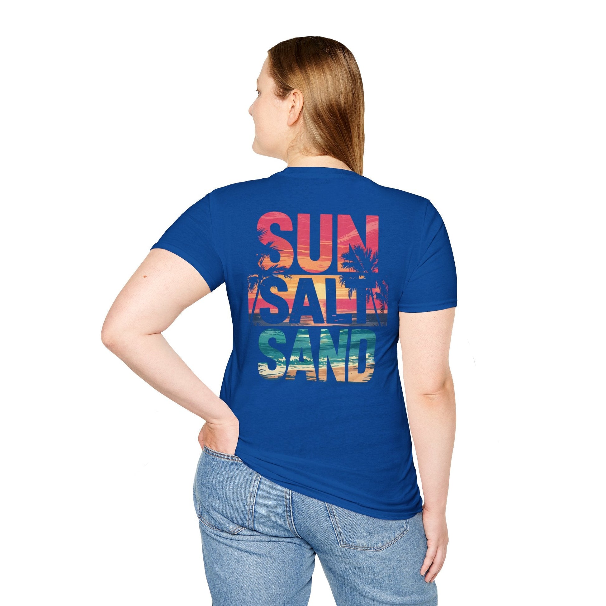 Sun, Salt & Sand - Beach Vibe Graphic Tee - Shirt Happens Graphics