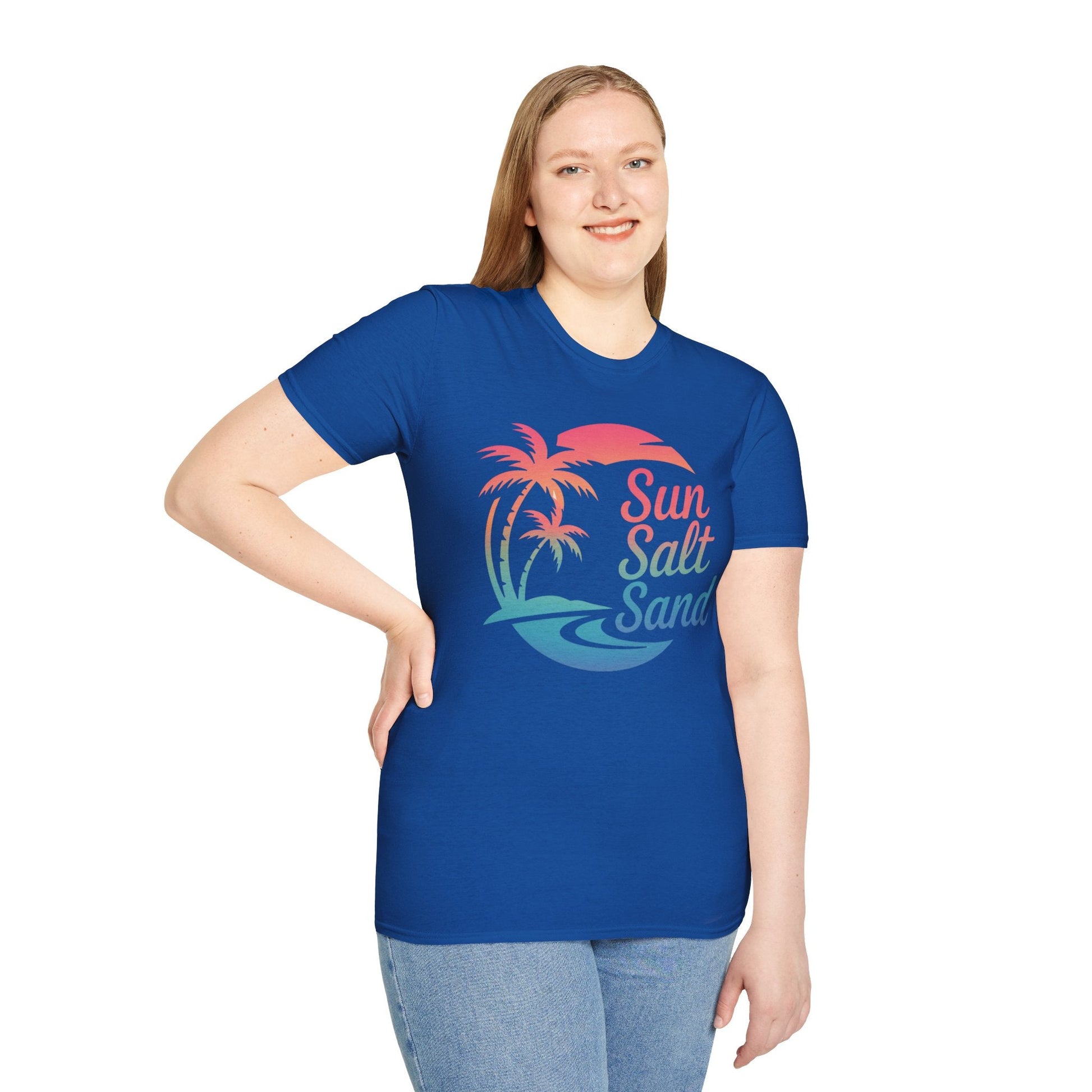 Sun, Salt & Sand - Beach Vibe Graphic Tee - Shirt Happens Graphics