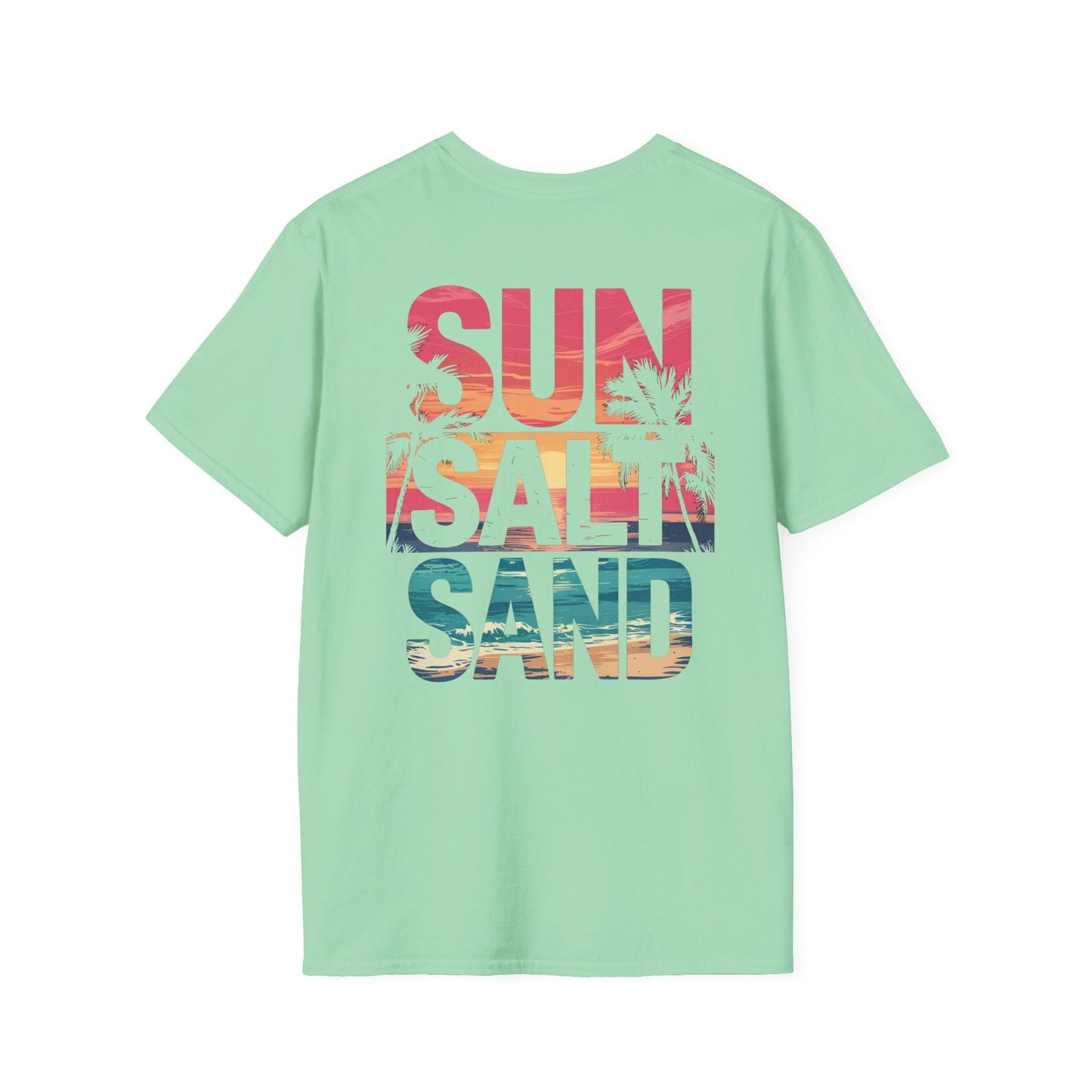 Sun, Salt & Sand - Beach Vibe Graphic Tee - Shirt Happens Graphics