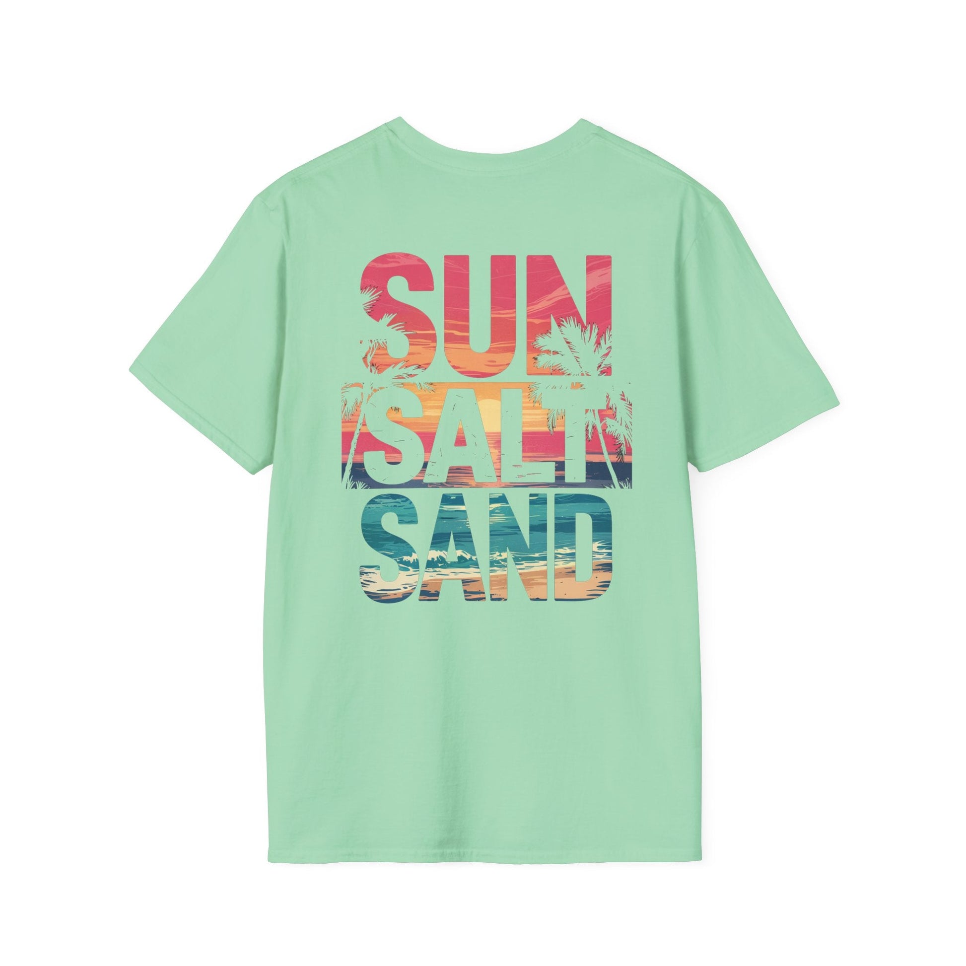 Sun, Salt & Sand - Beach Vibe Graphic Tee - Shirt Happens Graphics