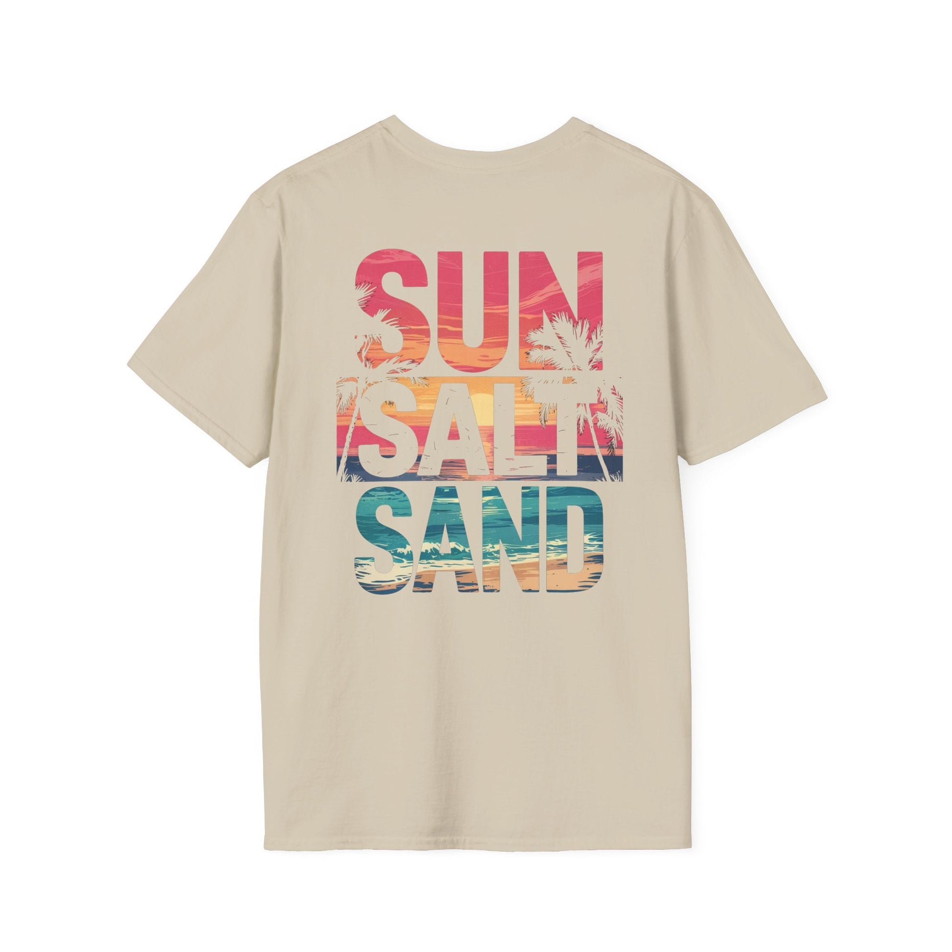 Sun, Salt & Sand - Beach Vibe Graphic Tee - Shirt Happens Graphics