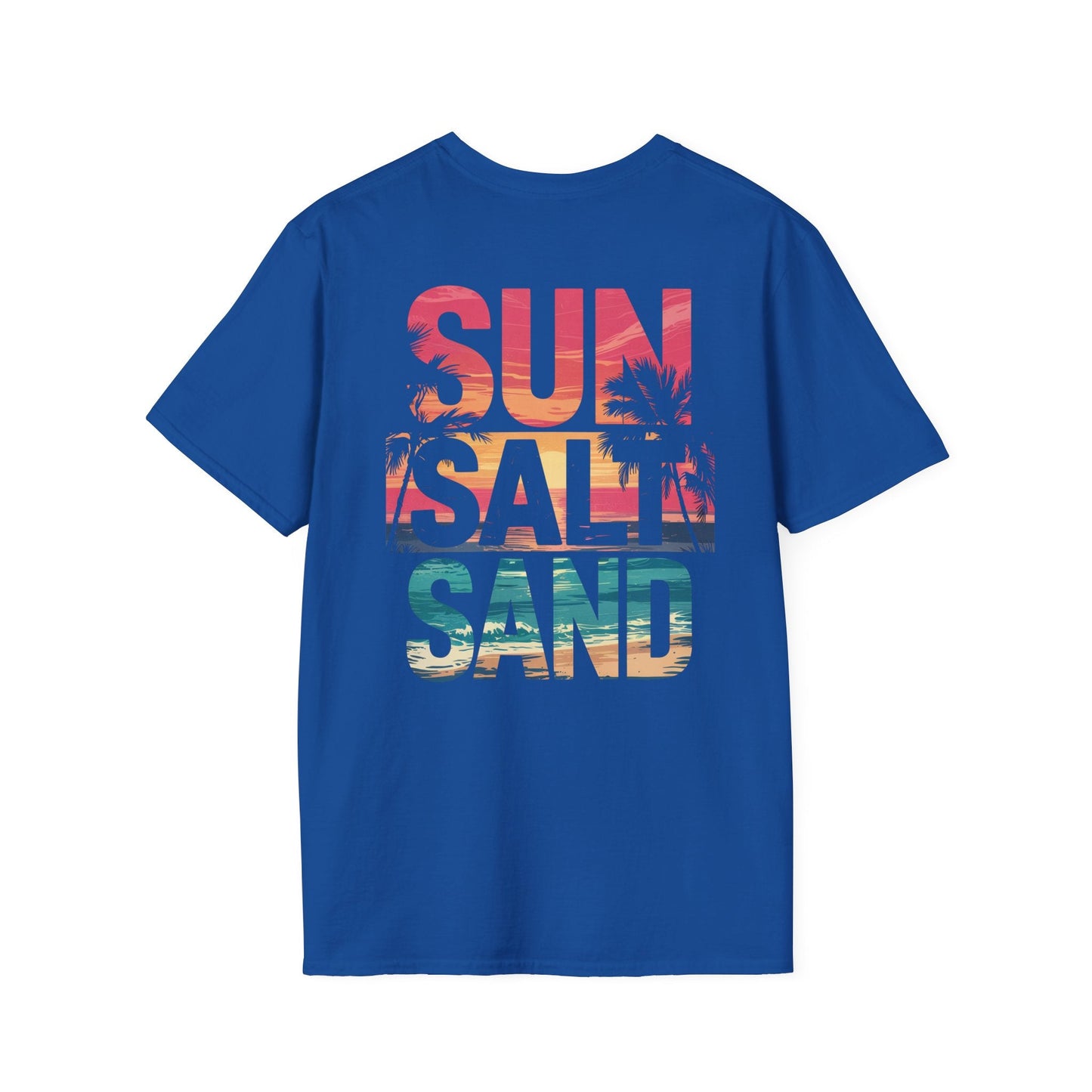 Sun, Salt & Sand - Beach Vibe Graphic Tee - Shirt Happens Graphics