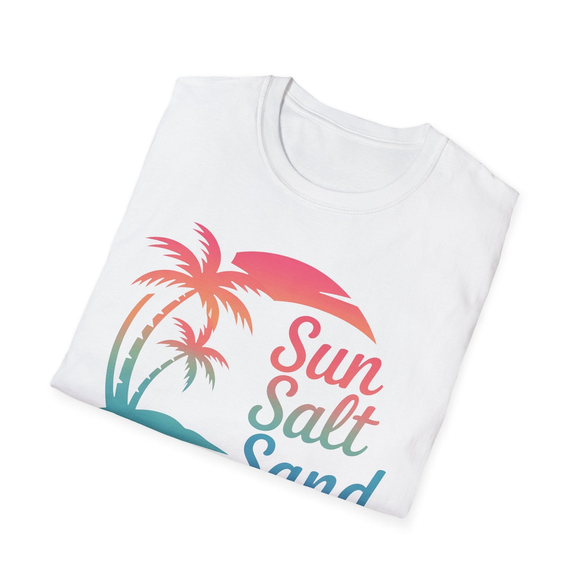 Sun, Salt & Sand - Beach Vibe Graphic Tee - Shirt Happens Graphics