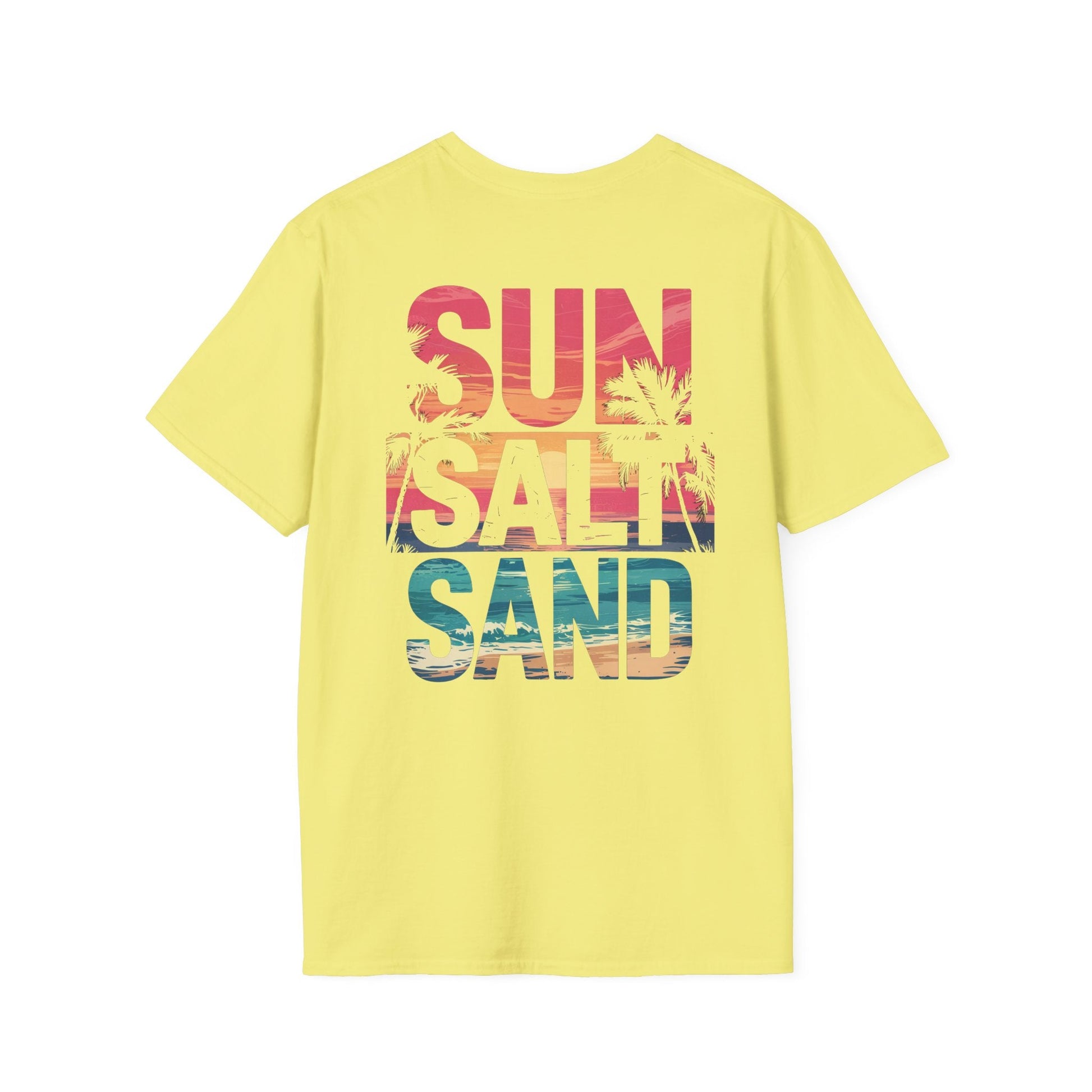 Sun, Salt & Sand - Beach Vibe Graphic Tee - Shirt Happens Graphics