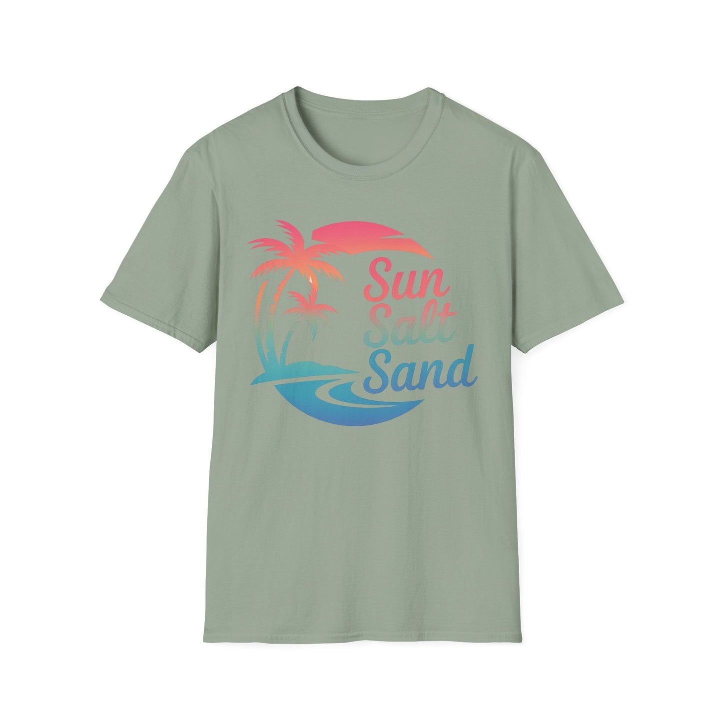 Sun, Salt & Sand - Beach Vibe Graphic Tee - Shirt Happens Graphics