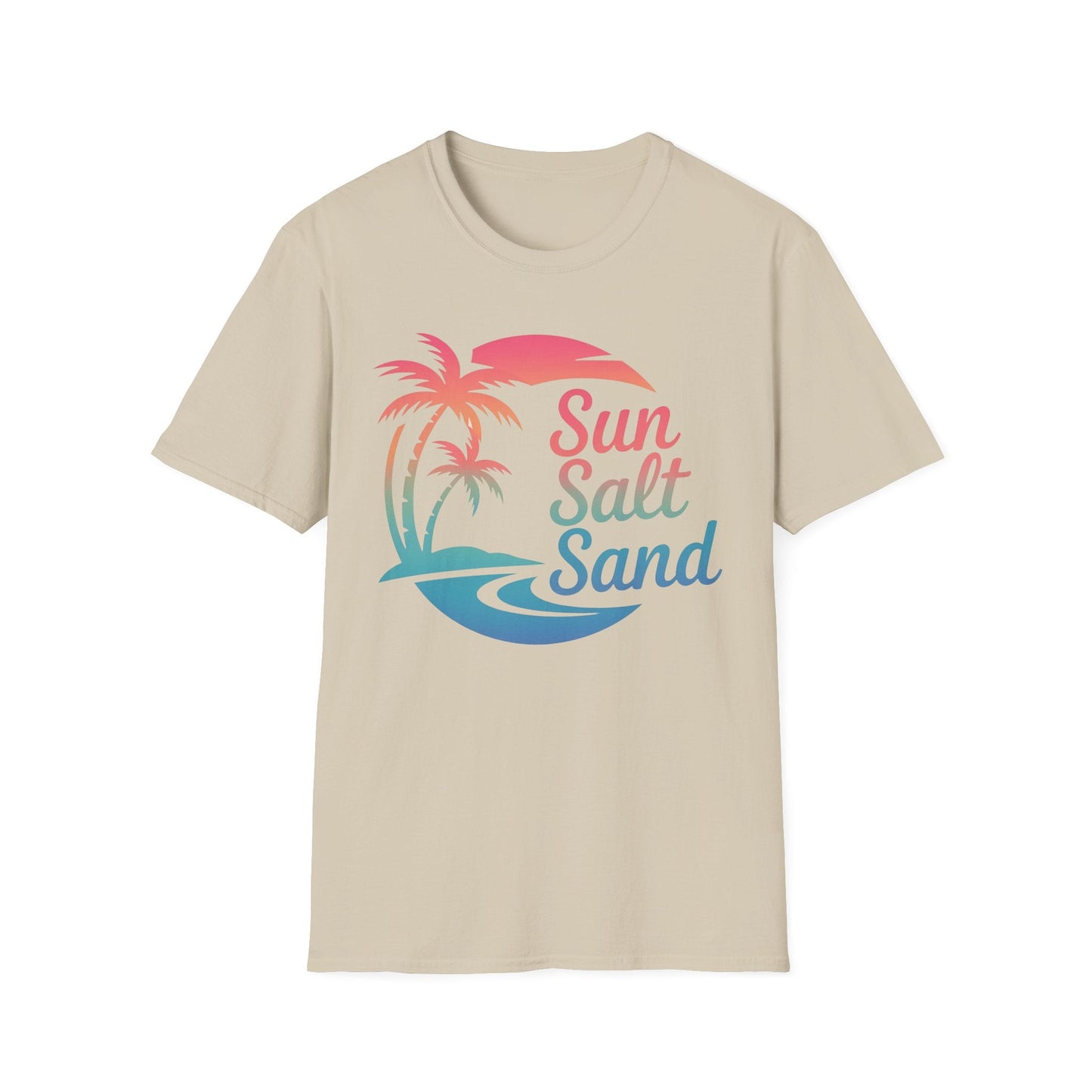 Sun, Salt & Sand - Beach Vibe Graphic Tee - Shirt Happens Graphics