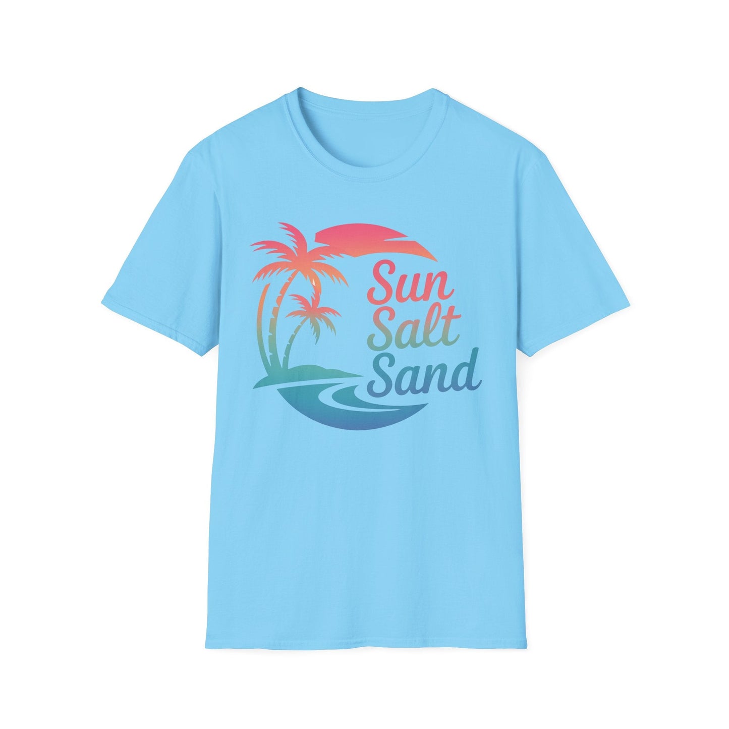 Sun, Salt & Sand - Beach Vibe Graphic Tee - Shirt Happens Graphics