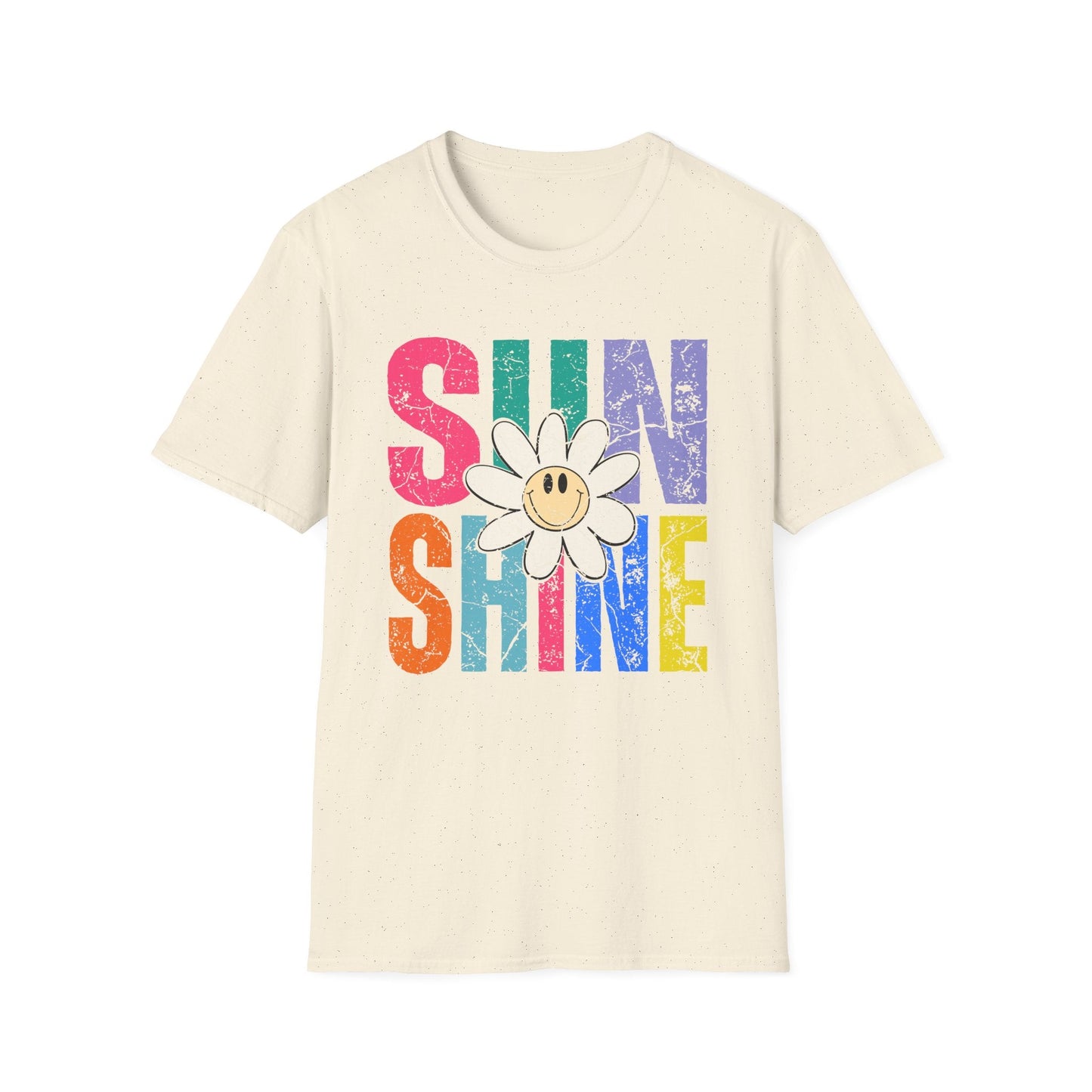 Sunny Vibes T-Shirt - Colorful Sunshine Graphic Tee, Summer Top, Gift for Her, Casual Wear, Festival Fashion - Shirt Happens Graphics