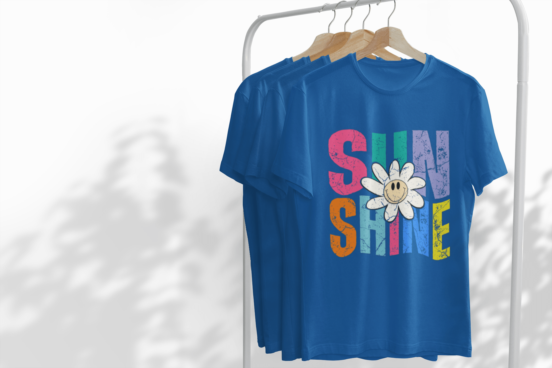 Sunny Vibes T-Shirt - Colorful Sunshine Graphic Tee, Summer Top, Gift for Her, Casual Wear, Festival Fashion - Shirt Happens Graphics