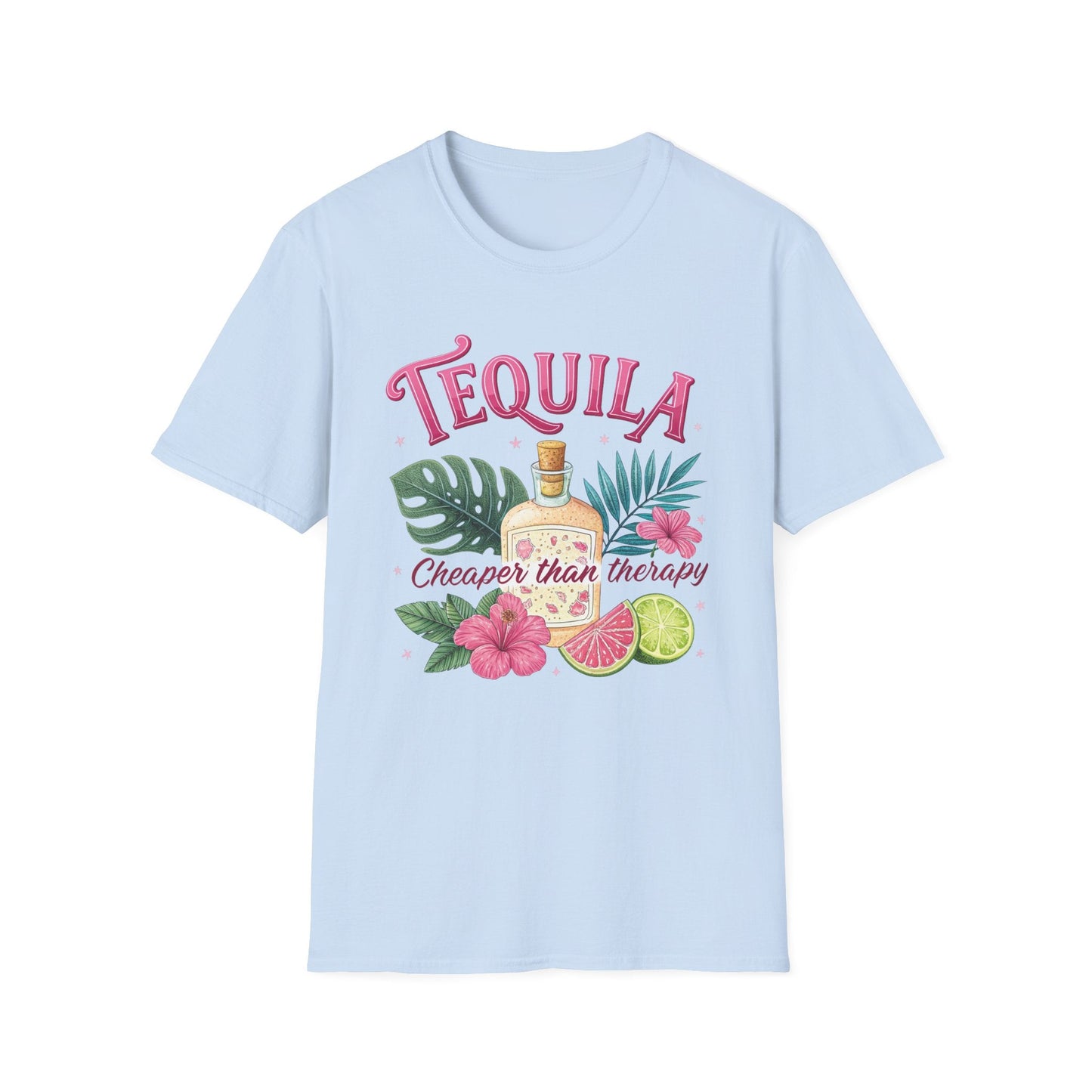 T-Shirt with Tropical Tequila Design - Shirt Happens Graphics