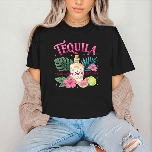 T-Shirt with Tropical Tequila Design - Shirt Happens Graphics