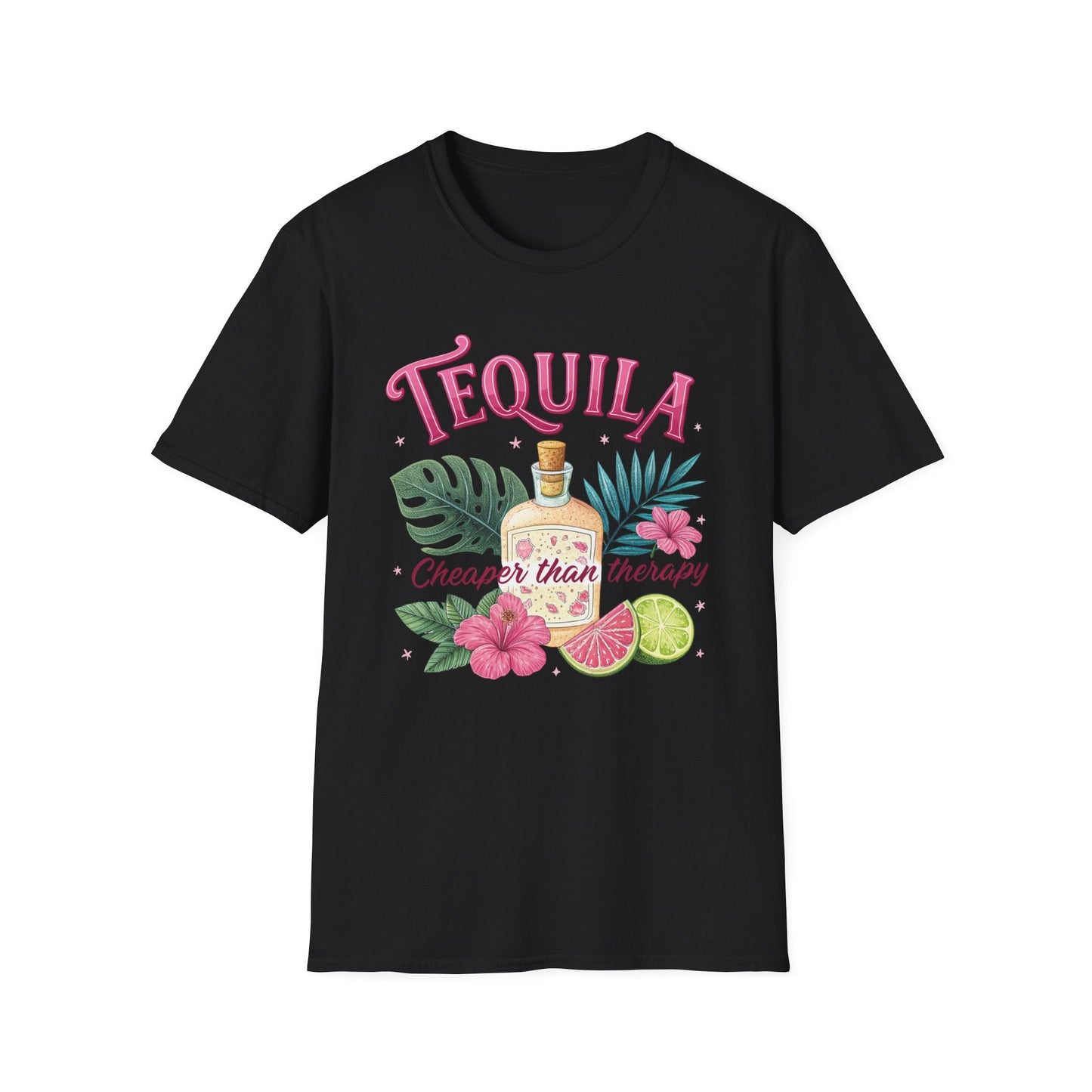 T-Shirt with Tropical Tequila Design - Shirt Happens Graphics