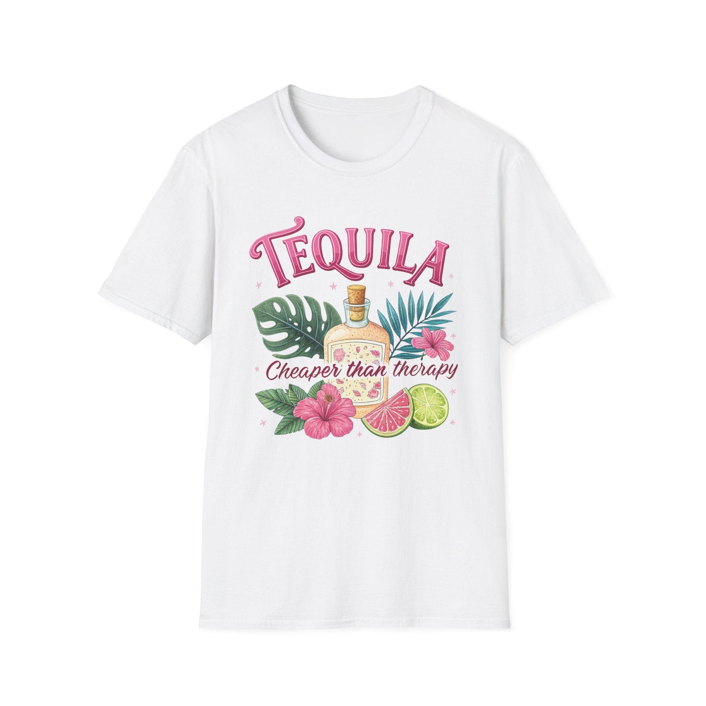 T-Shirt with Tropical Tequila Design - Shirt Happens Graphics