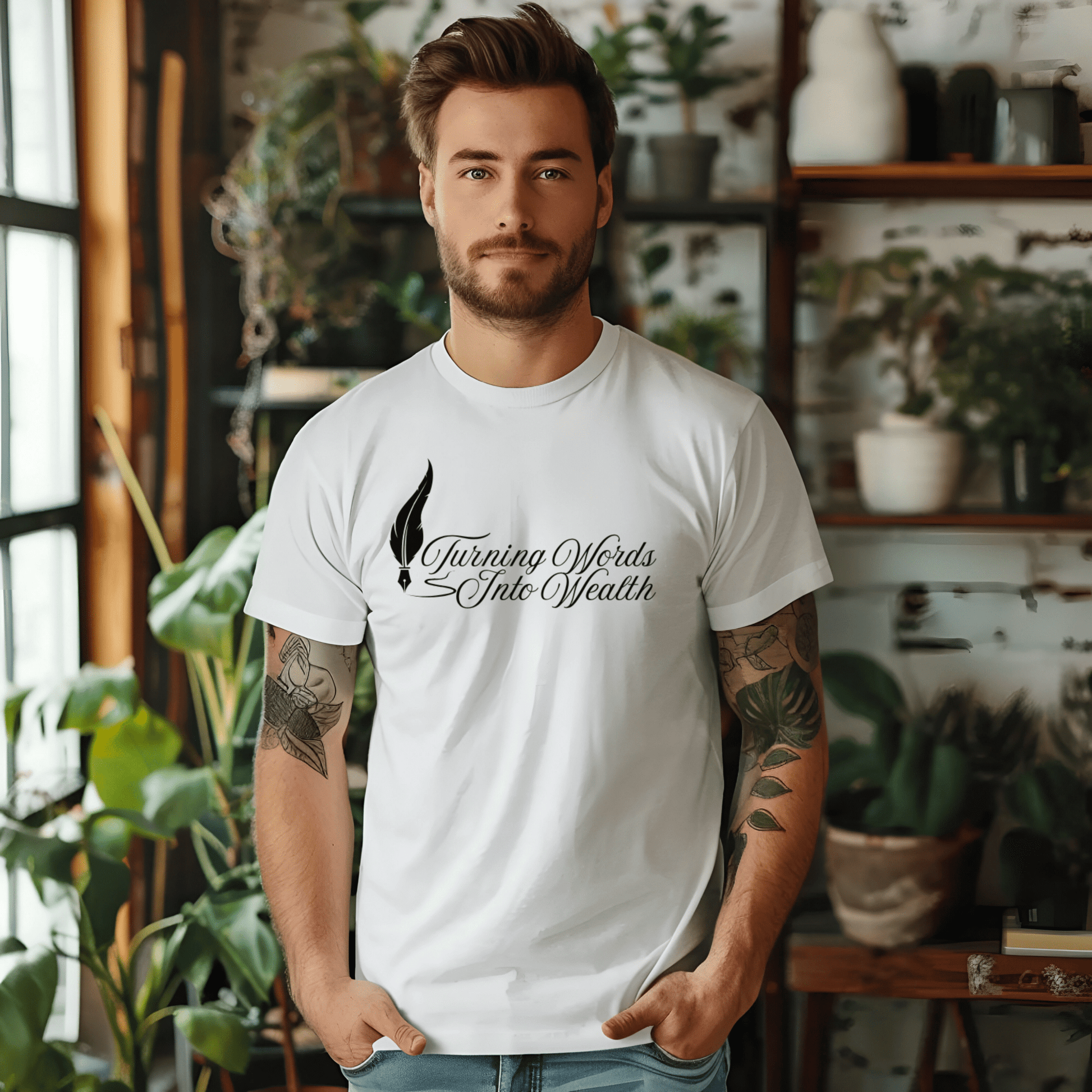 Turning Words into Wealth Swag - Shirt Happens Graphics