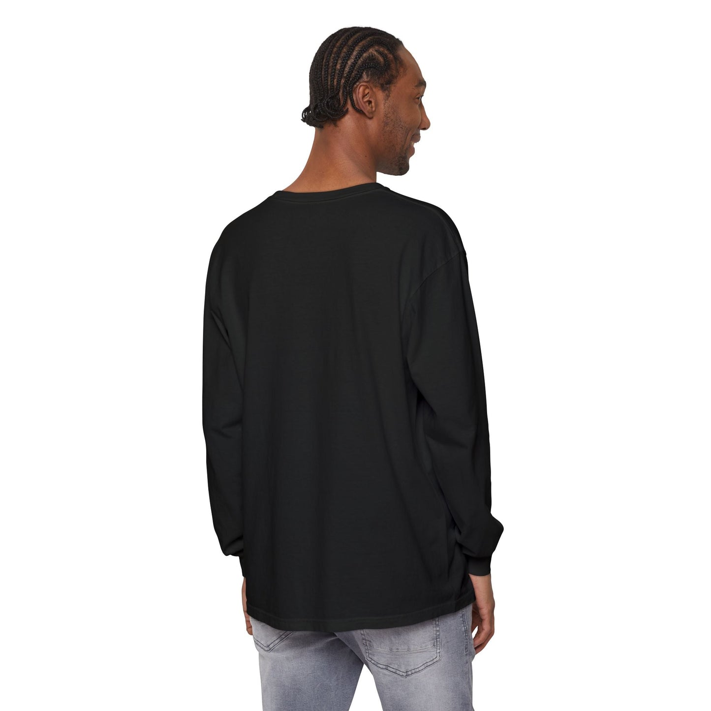 USA Themed Long Sleeve T-Shirt - Made in America, Patriotic Apparel, Independence Day Shirt, Americana Fashion, Unisex Casual Wear - Shirt Happens Graphics