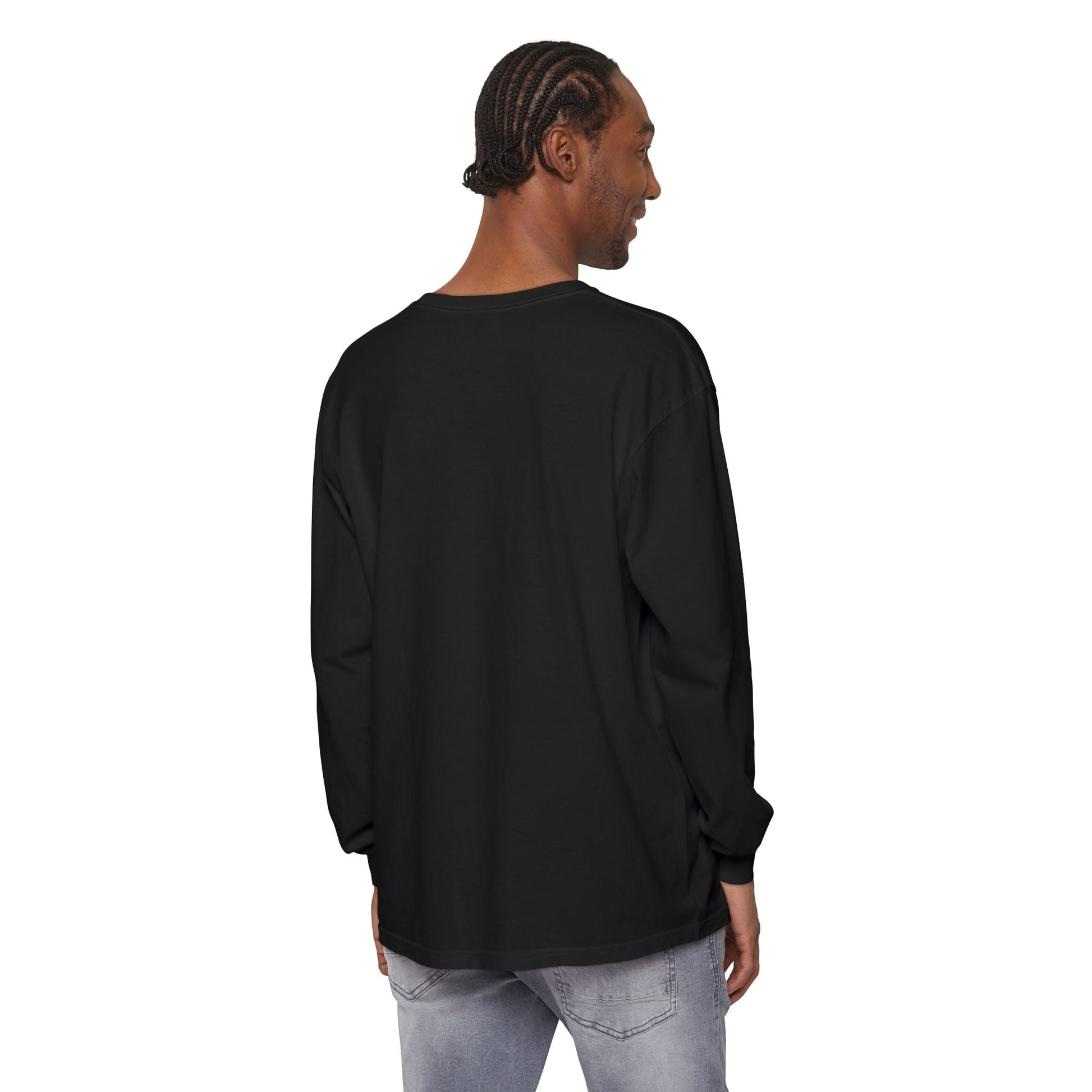 USA Themed Long Sleeve T-Shirt - Made in America, Patriotic Apparel, Independence Day Shirt, Americana Fashion, Unisex Casual Wear - Shirt Happens Graphics