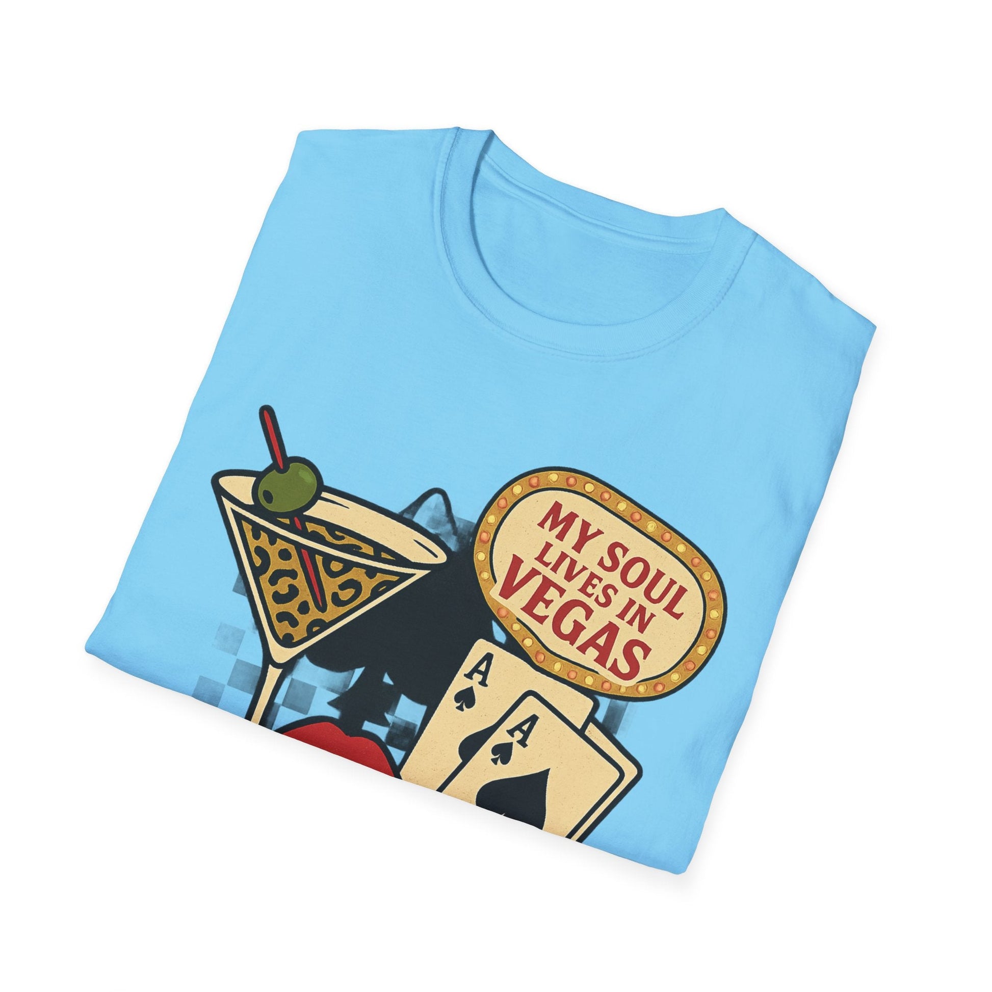 Vegas Vibes 'My Soul Lives in Vegas' - Graphic Tee - Shirt Happens Graphics