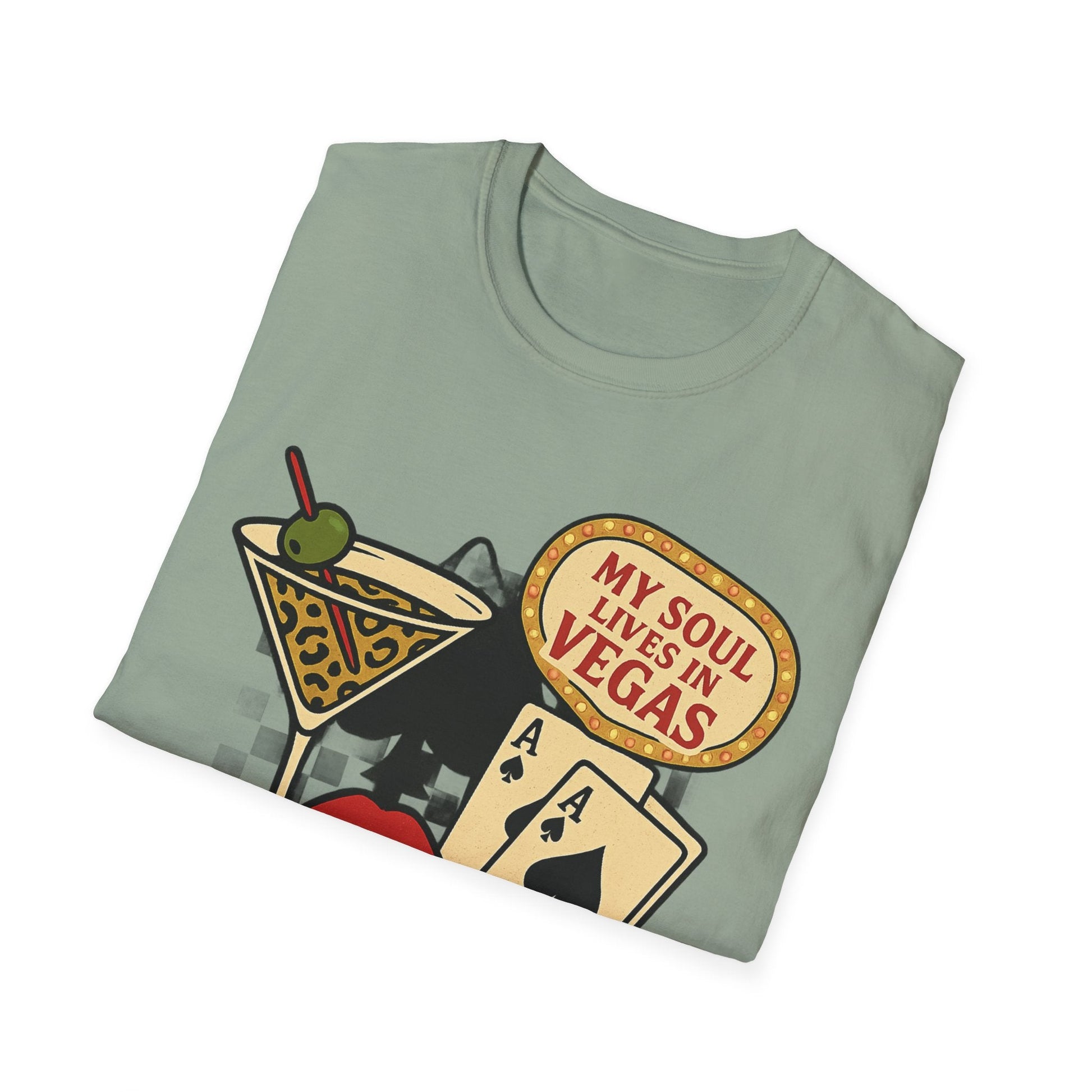 Vegas Vibes 'My Soul Lives in Vegas' - Graphic Tee - Shirt Happens Graphics