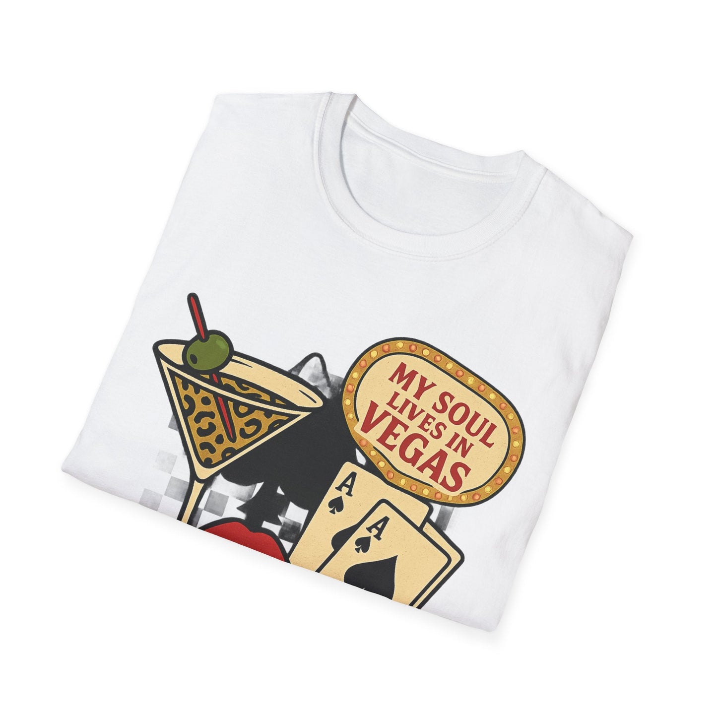 Vegas Vibes 'My Soul Lives in Vegas' - Graphic Tee - Shirt Happens Graphics