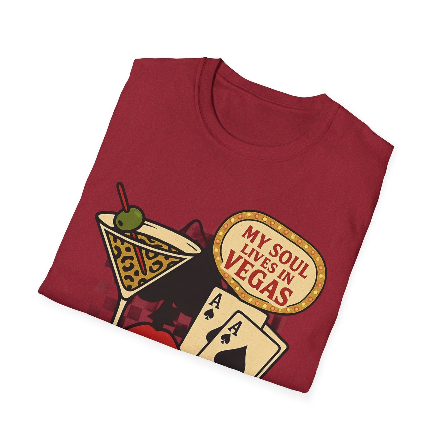 Vegas Vibes 'My Soul Lives in Vegas' - Graphic Tee - Shirt Happens Graphics
