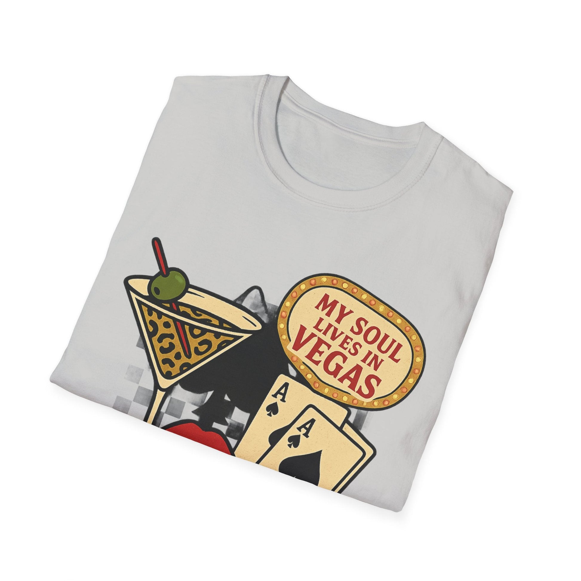 Vegas Vibes 'My Soul Lives in Vegas' - Graphic Tee - Shirt Happens Graphics